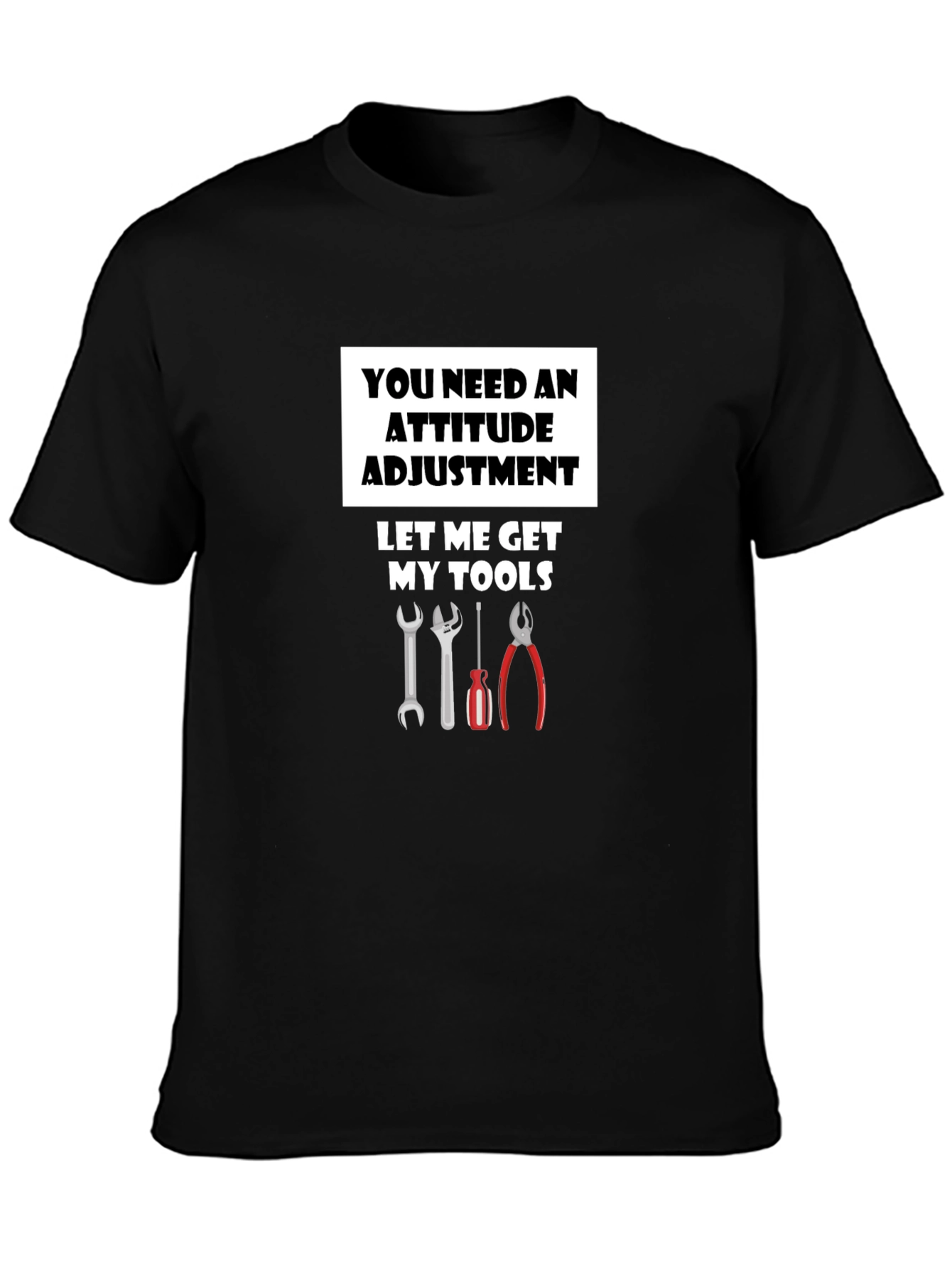 Attitude Adjustment Funny Mechanic T-Shirt