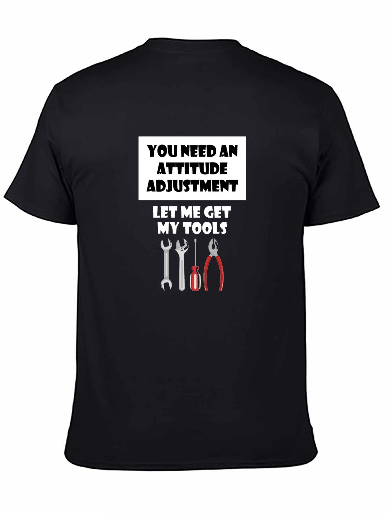 Attitude Adjustment Funny Mechanic T-Shirt