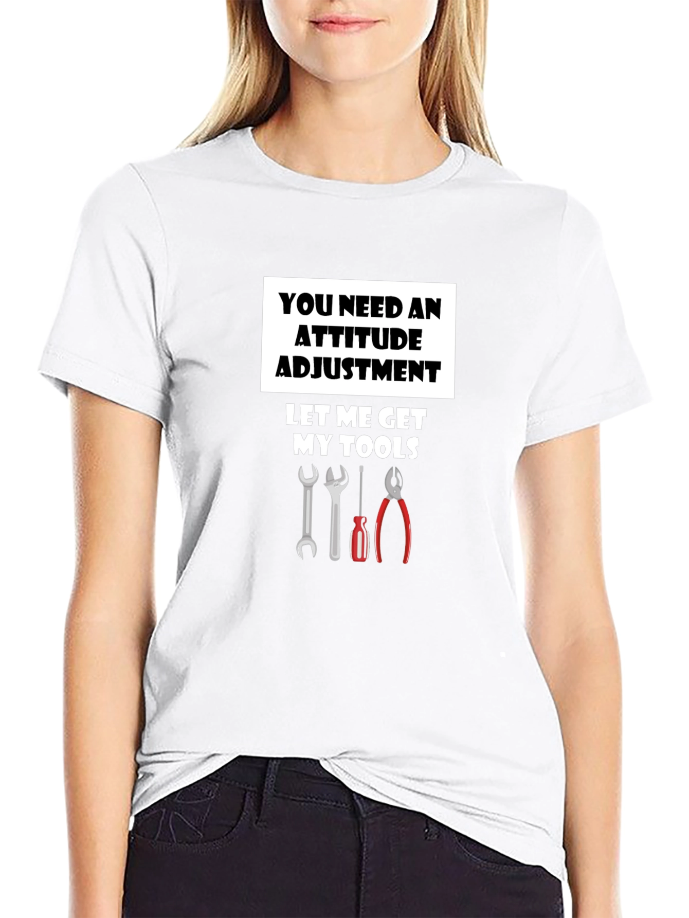 Attitude Adjustment Funny Mechanic T-Shirt