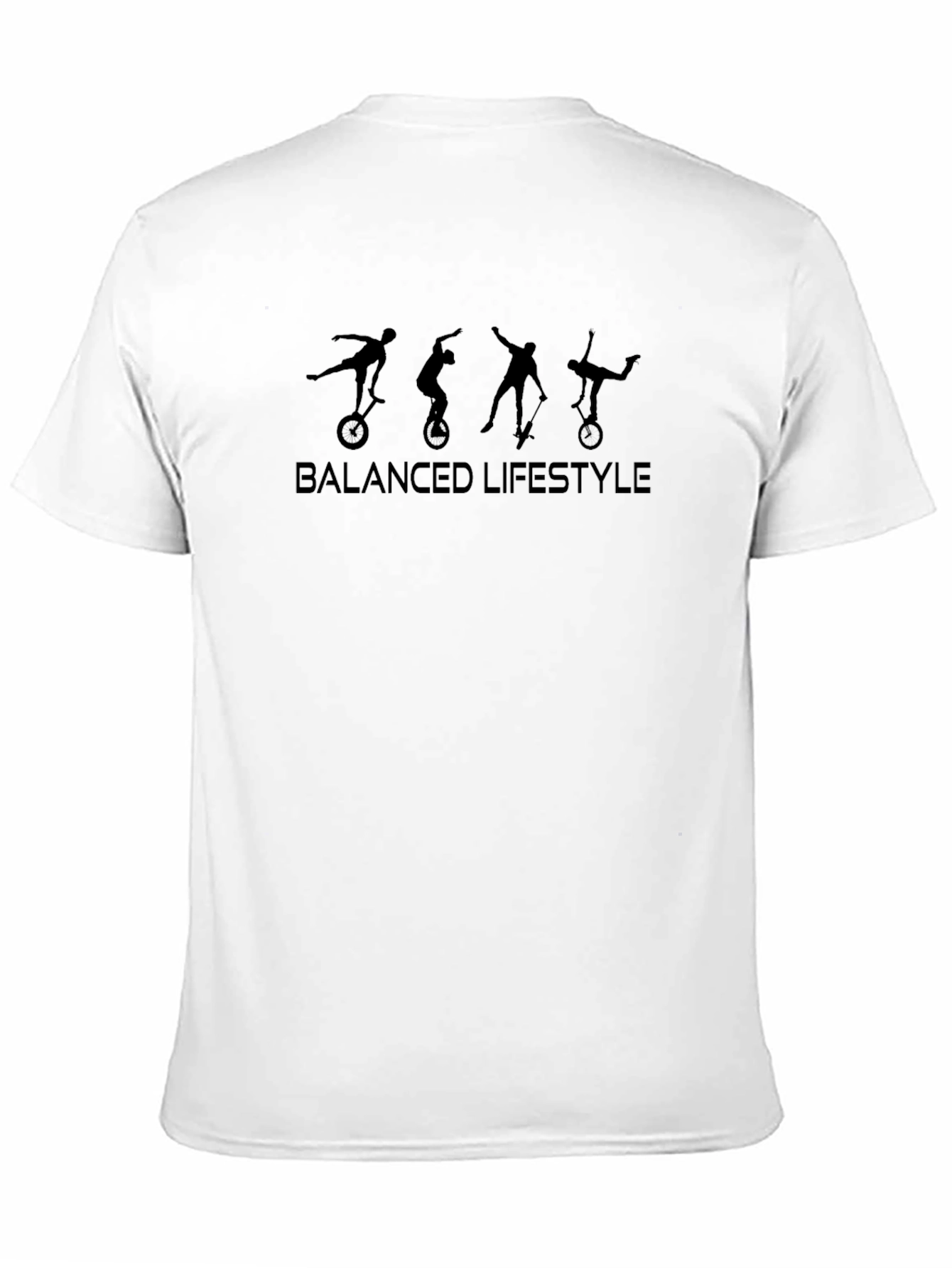 Balanced Lifestyle Graphic Tee - Black