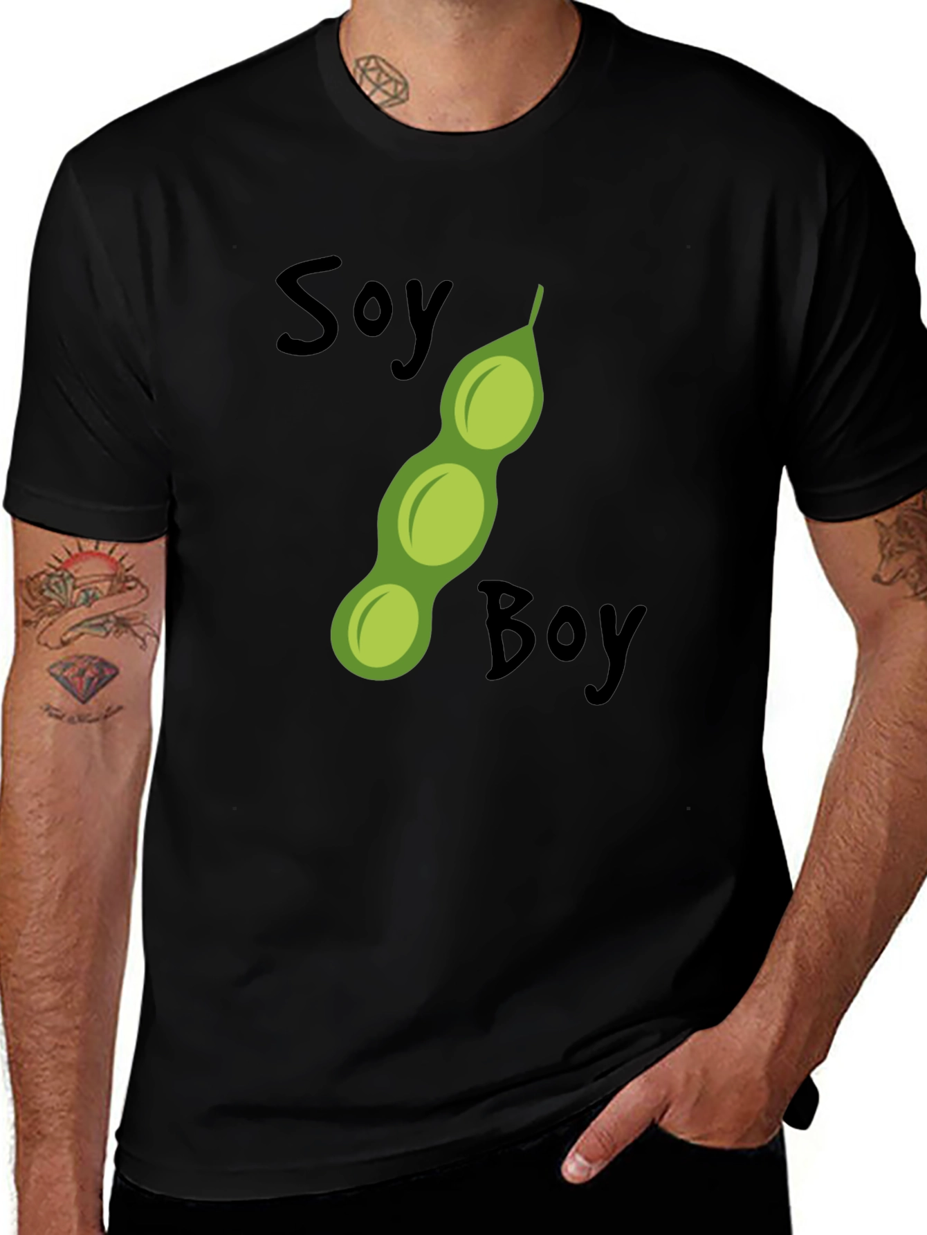 Soy Boy Black T-Shirt