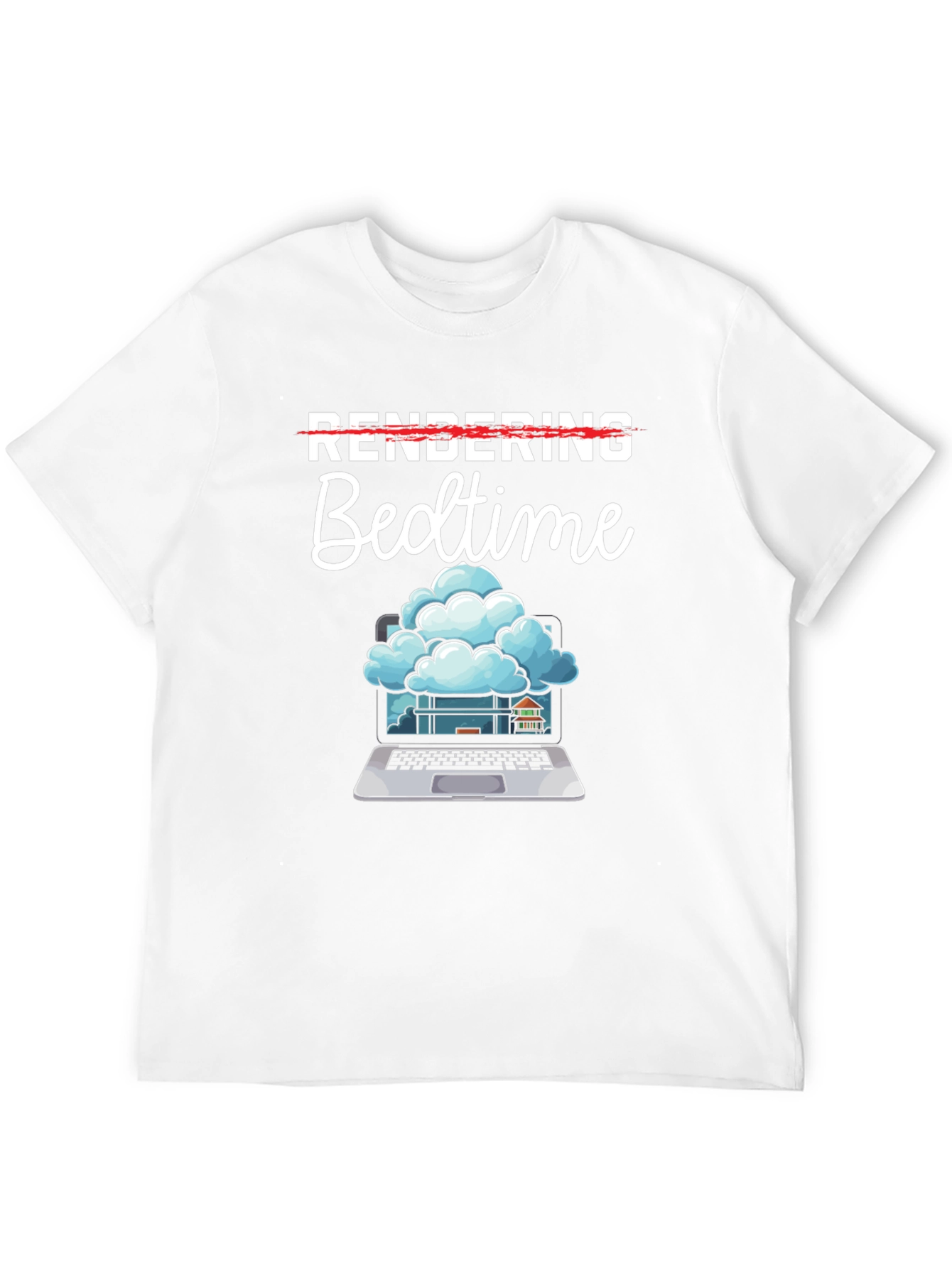 Rendering Bedtime T-Shirt - Programmer Humor Tee