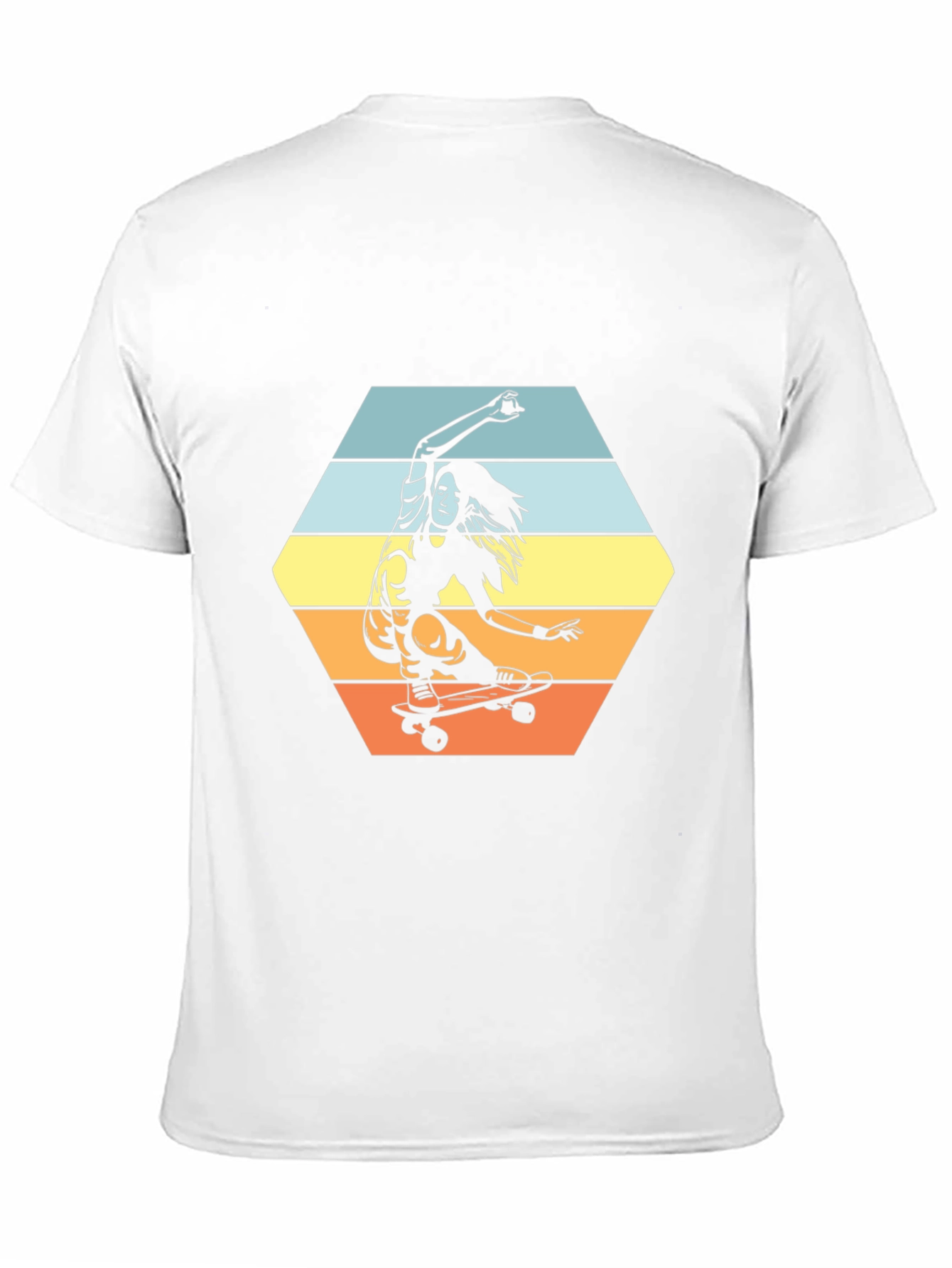 Skater Girl Tee - Retro Style Graphic T-Shirt