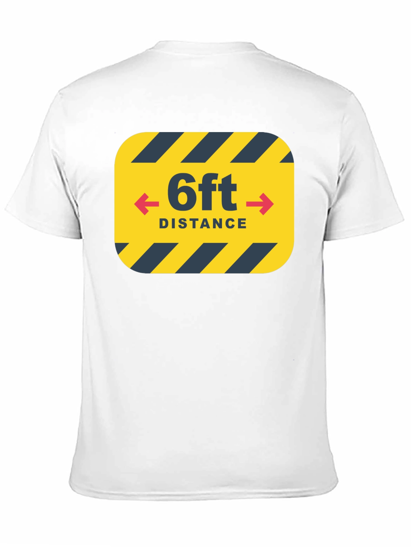 6ft Distance Graphic Tee - Socially Conscious T-Shirt