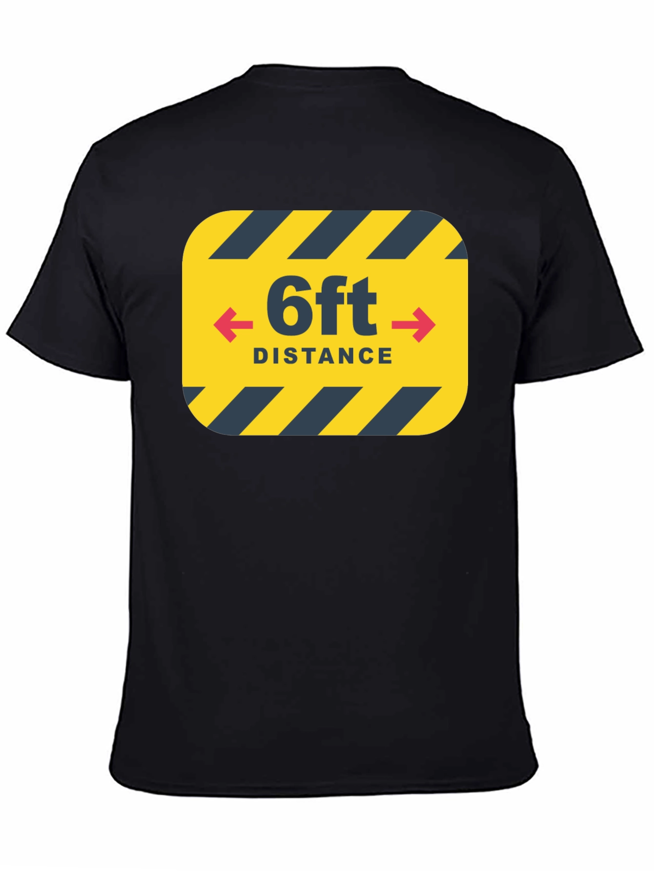 6ft Distance Graphic Tee - Socially Conscious T-Shirt