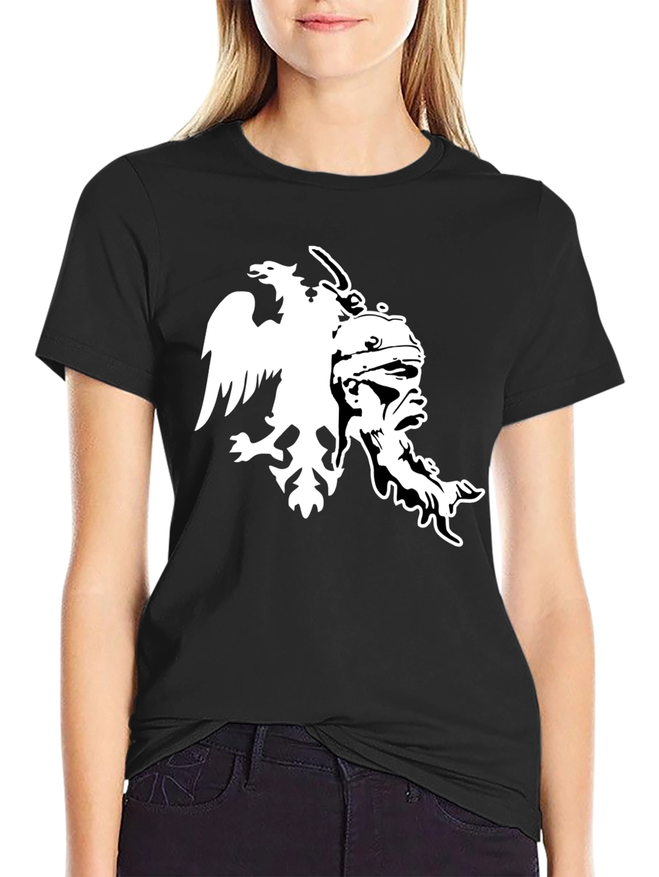 Roman Legion Eagle T-Shirt - Black