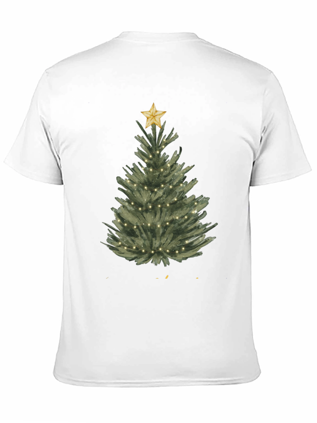Christmas Tree Graphic Tee - Holiday Festive Shirt