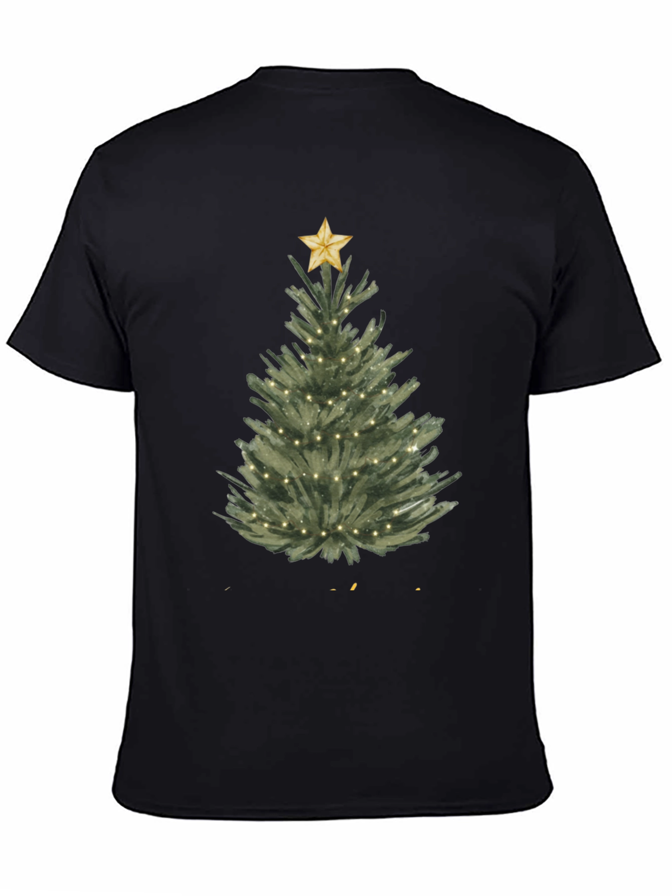 Christmas Tree Graphic Tee - Holiday Festive Shirt