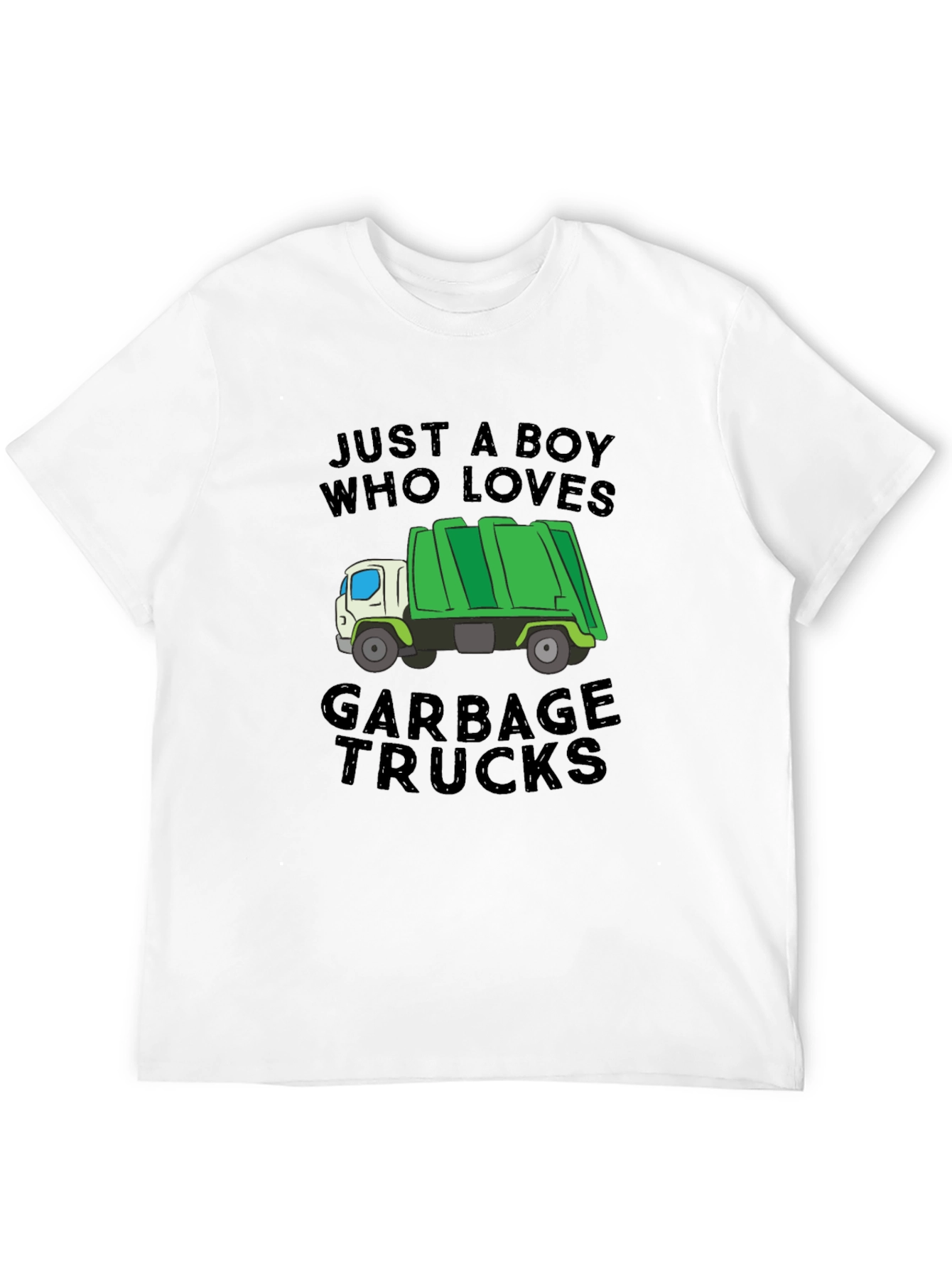 Boy Who Loves Garbage Trucks T-Shirt