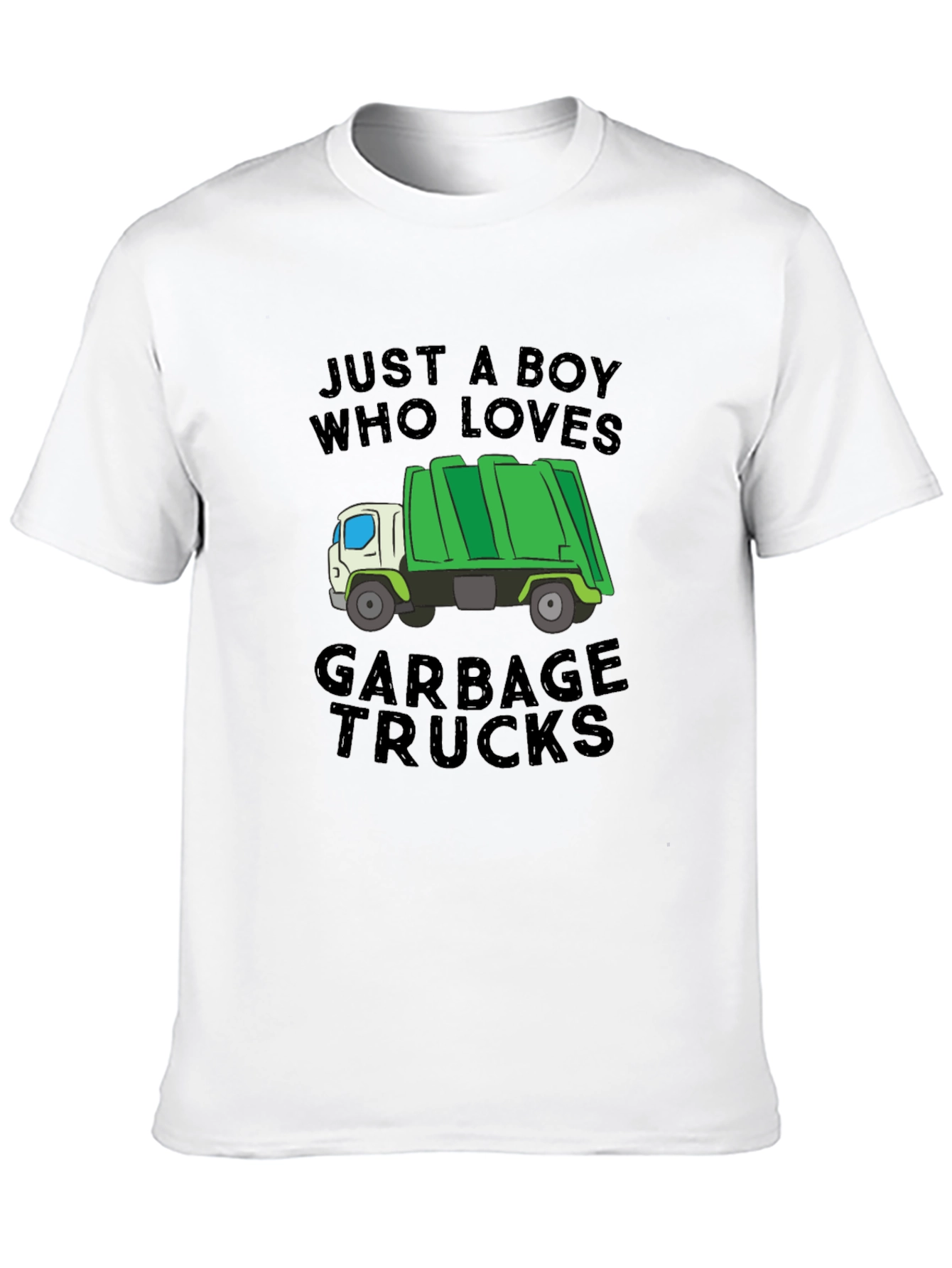Boy Who Loves Garbage Trucks T-Shirt