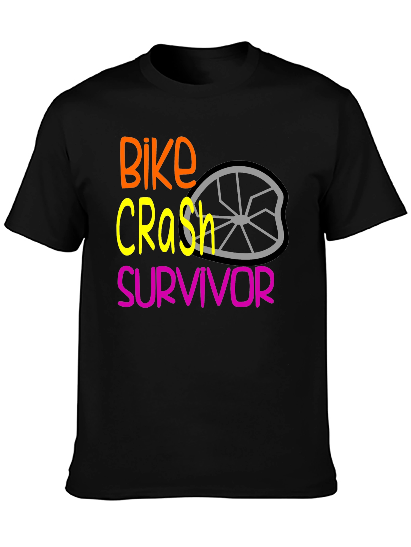 Bike Crash Survivor Graphic T-Shirt