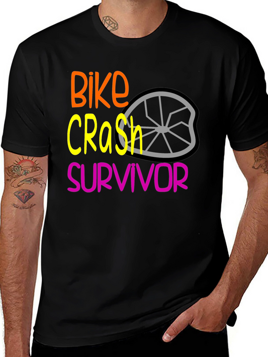 Bike Crash Survivor Graphic T-Shirt