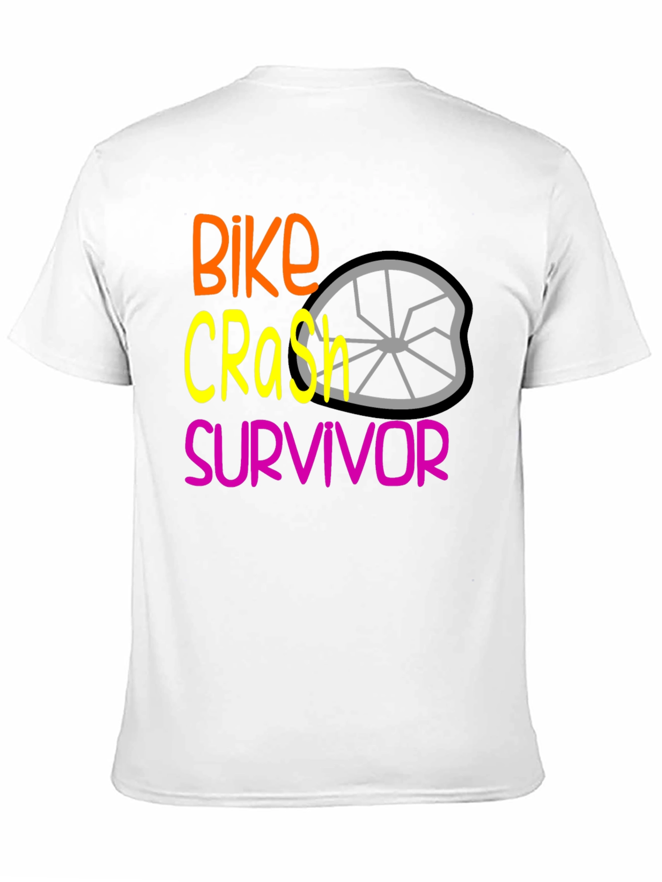 Bike Crash Survivor Graphic T-Shirt