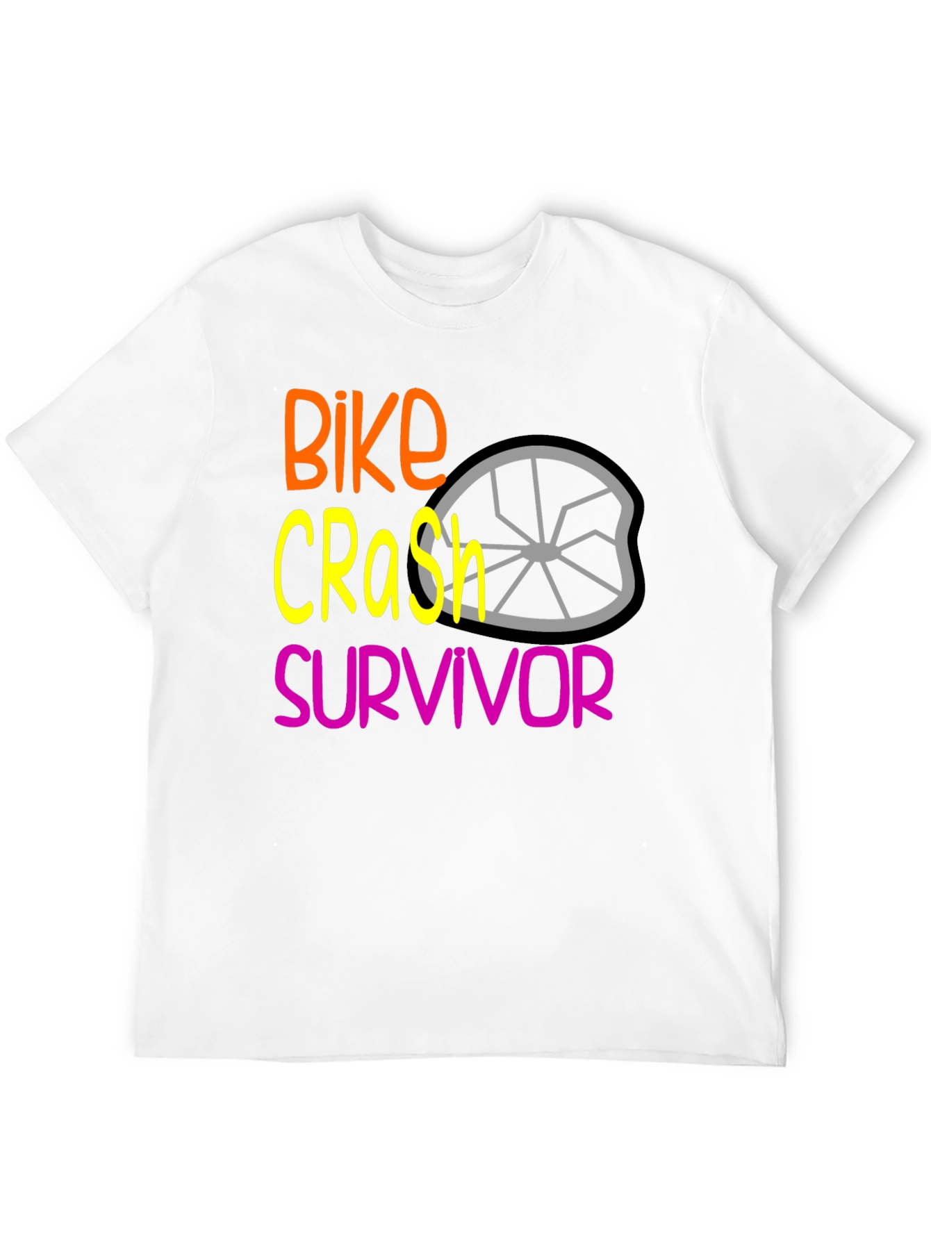 Bike Crash Survivor Graphic T-Shirt