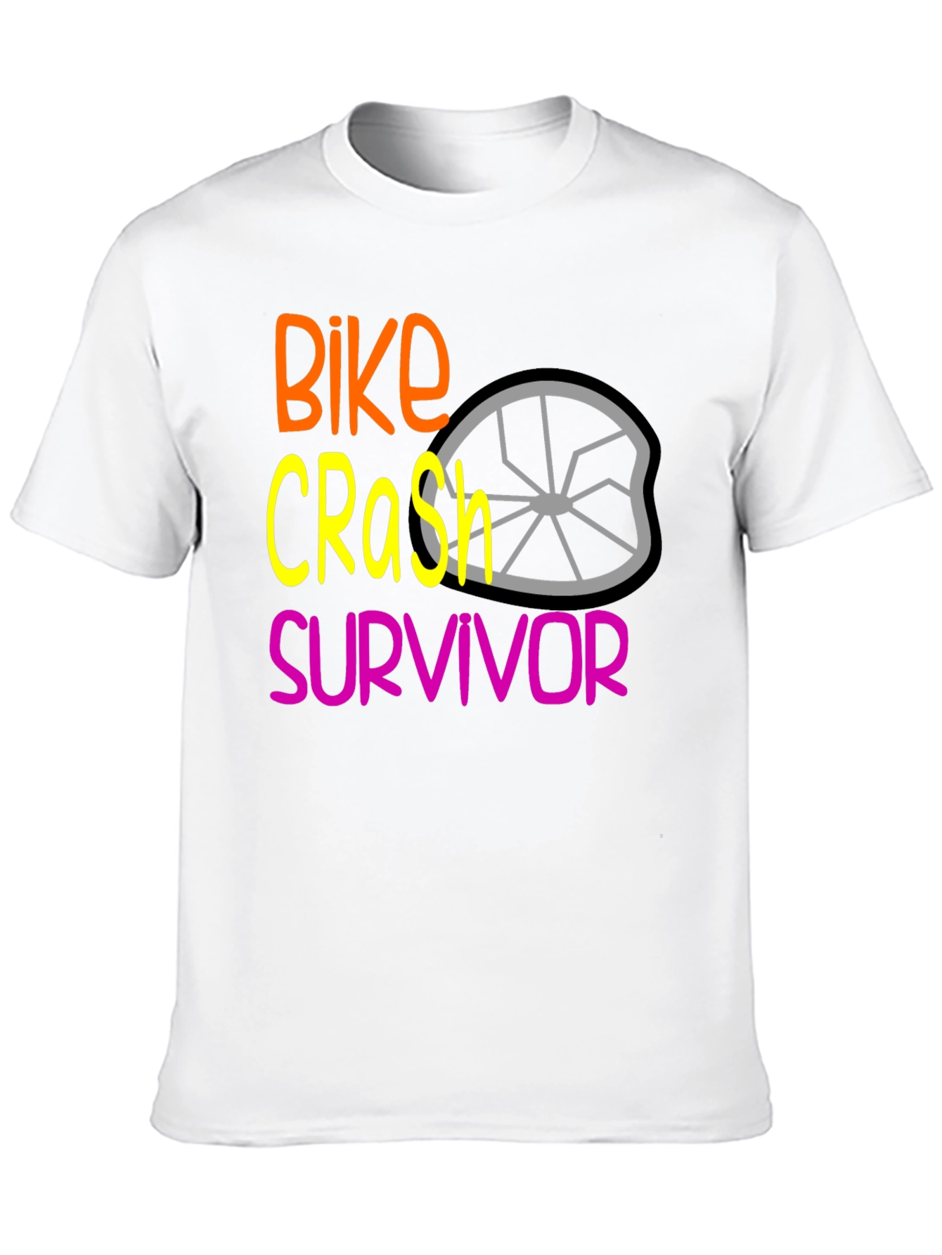 Bike Crash Survivor Graphic T-Shirt
