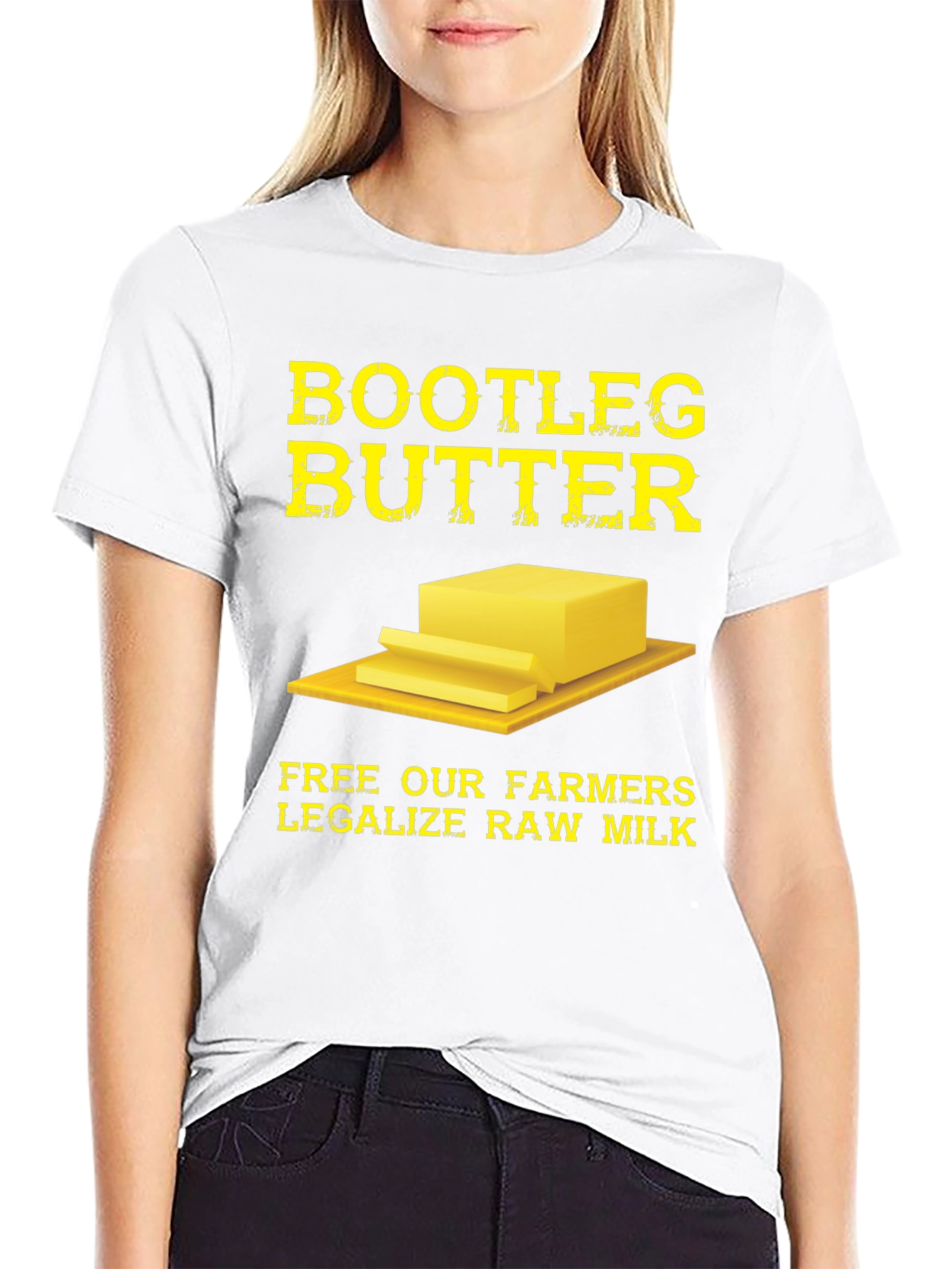 Bootleg Butter T-Shirt - Legalize Raw Milk Tee