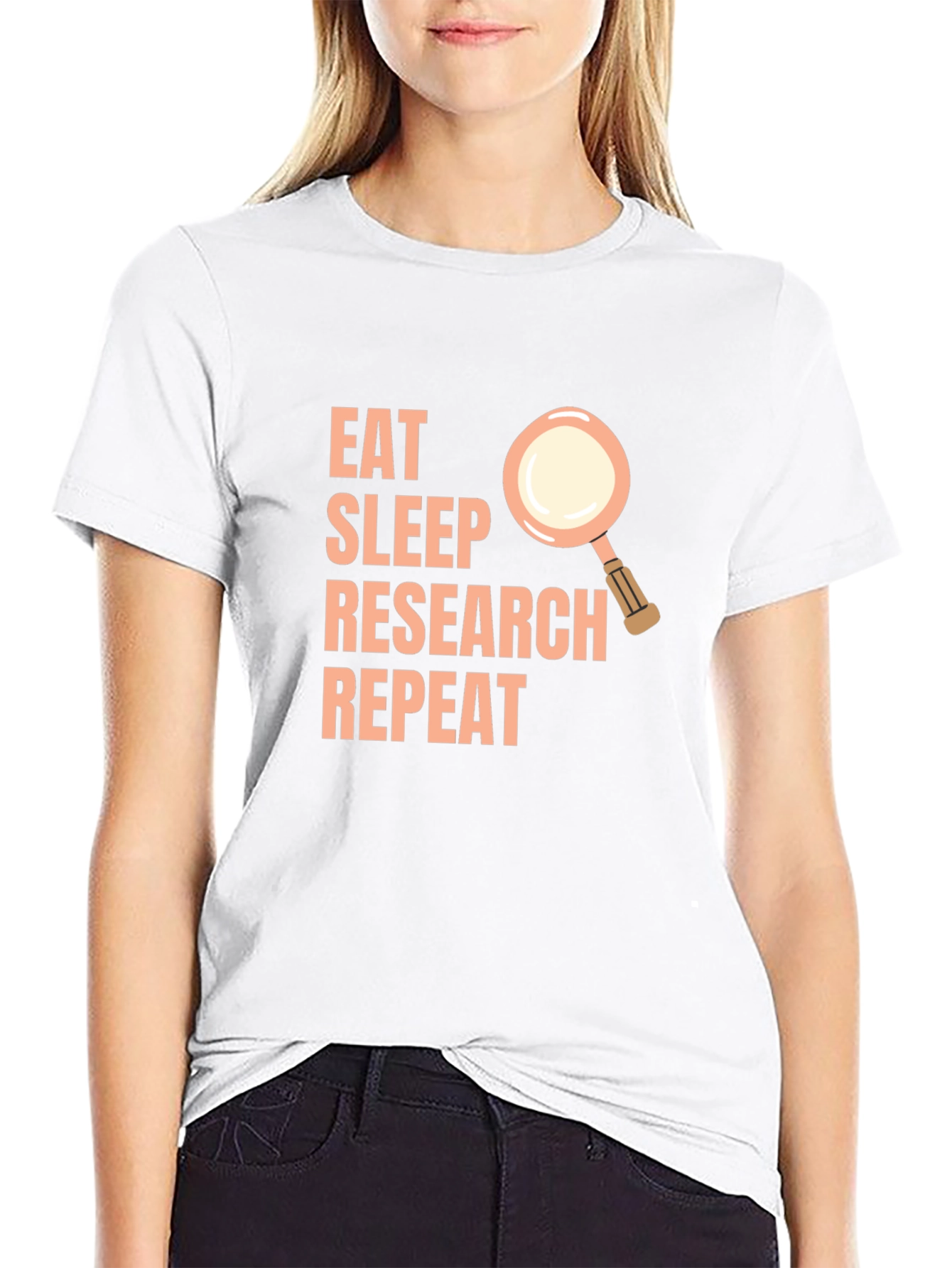Eat Sleep Research Repeat T-Shirt