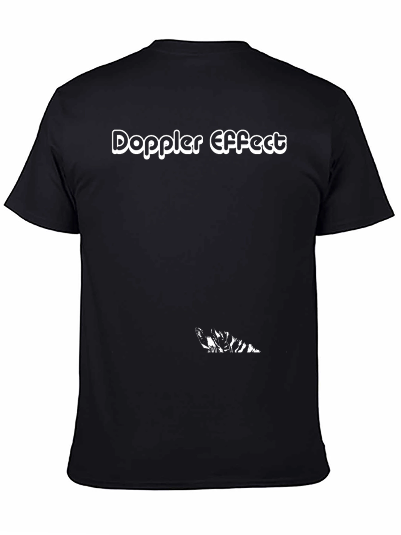 Doppler Effect Black Graphic T-Shirt