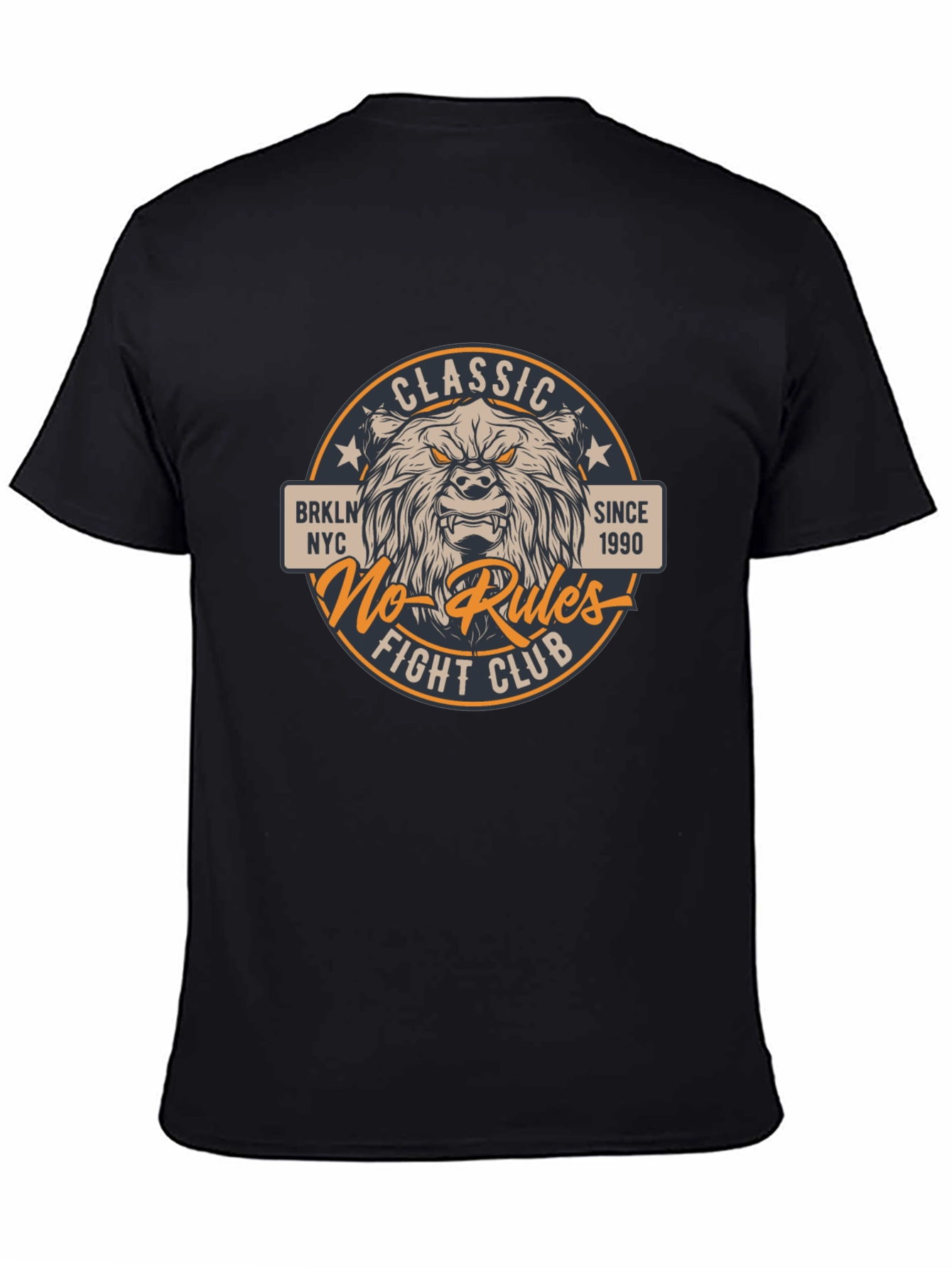 Classic No-Rules Fight Club Bear T-Shirt