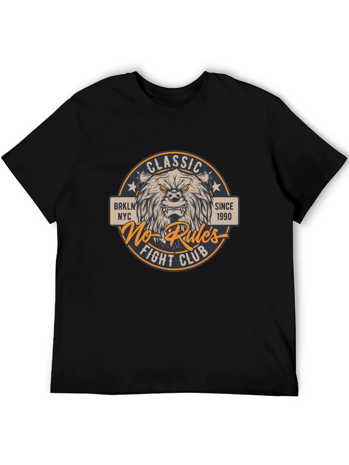 Classic No-Rules Fight Club Bear T-Shirt