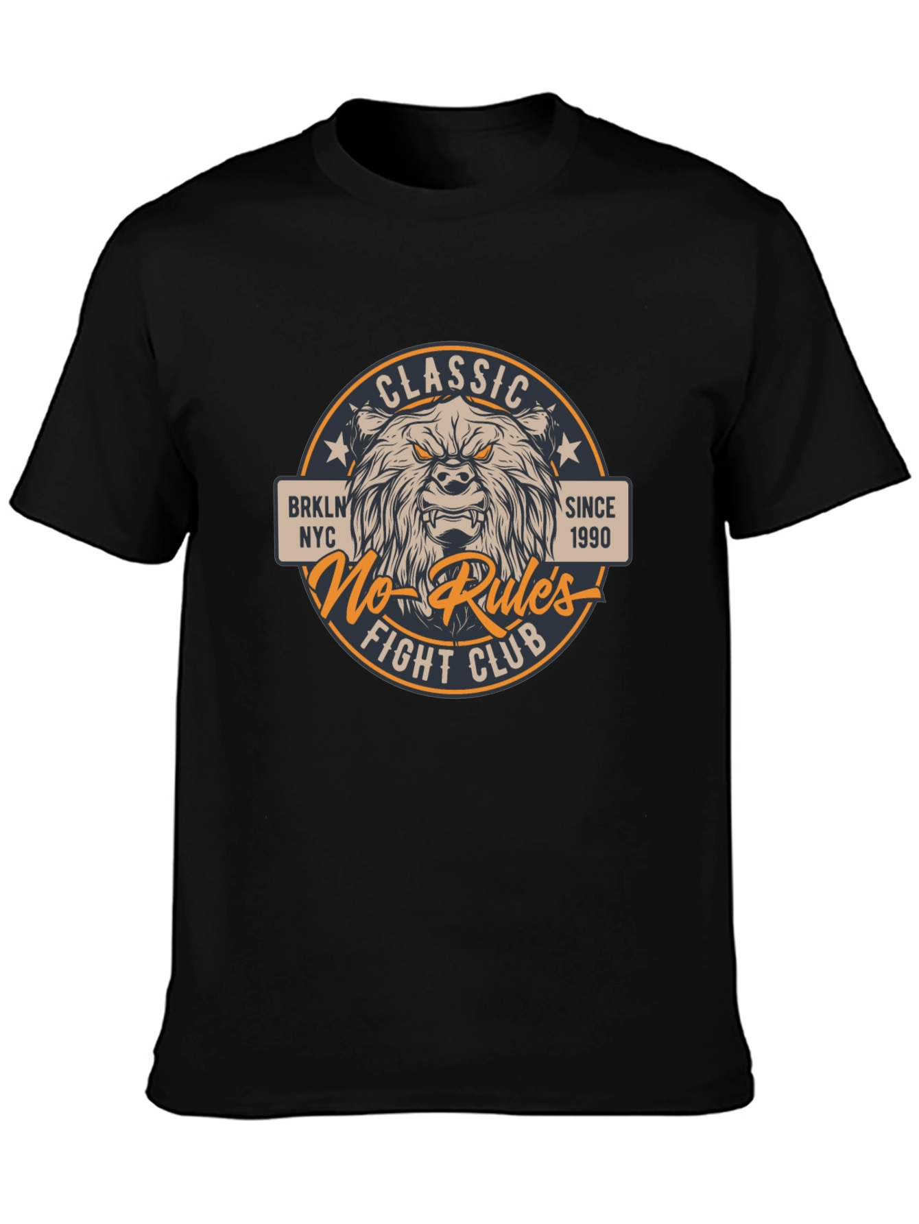 Classic No-Rules Fight Club Bear T-Shirt