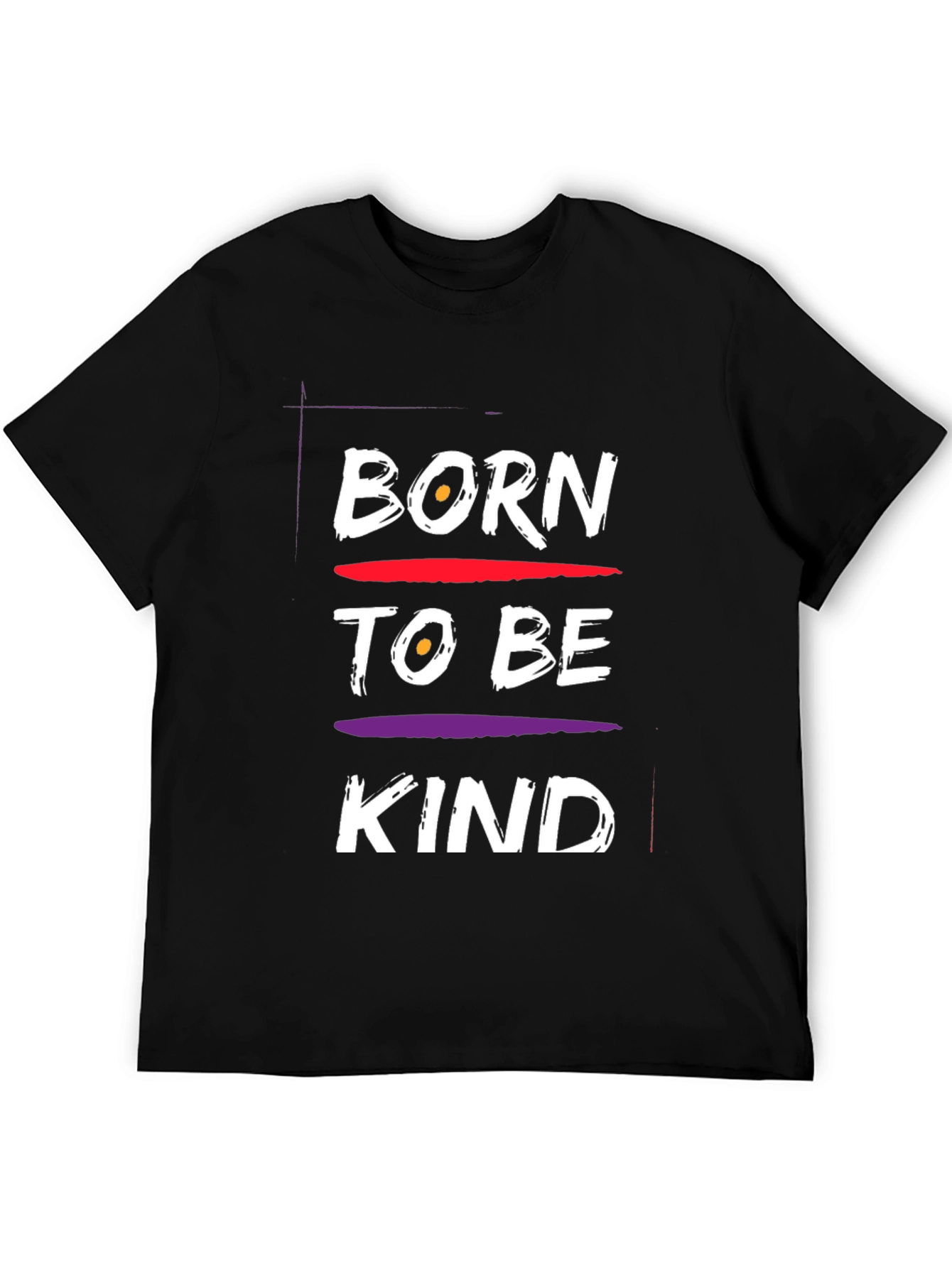 Born To Be Kind Black Graphic Tee