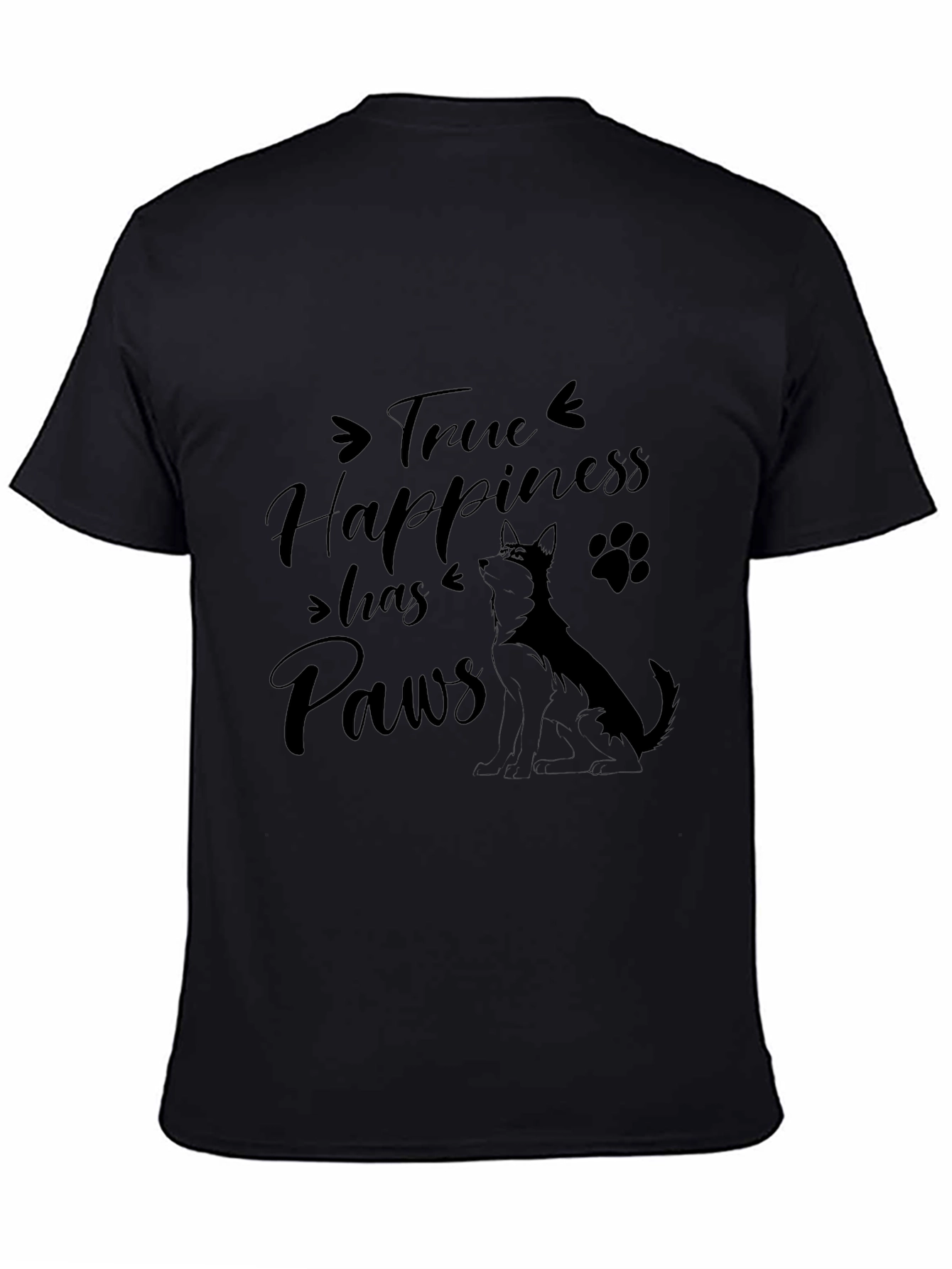 True Happiness Has Paws T-Shirt