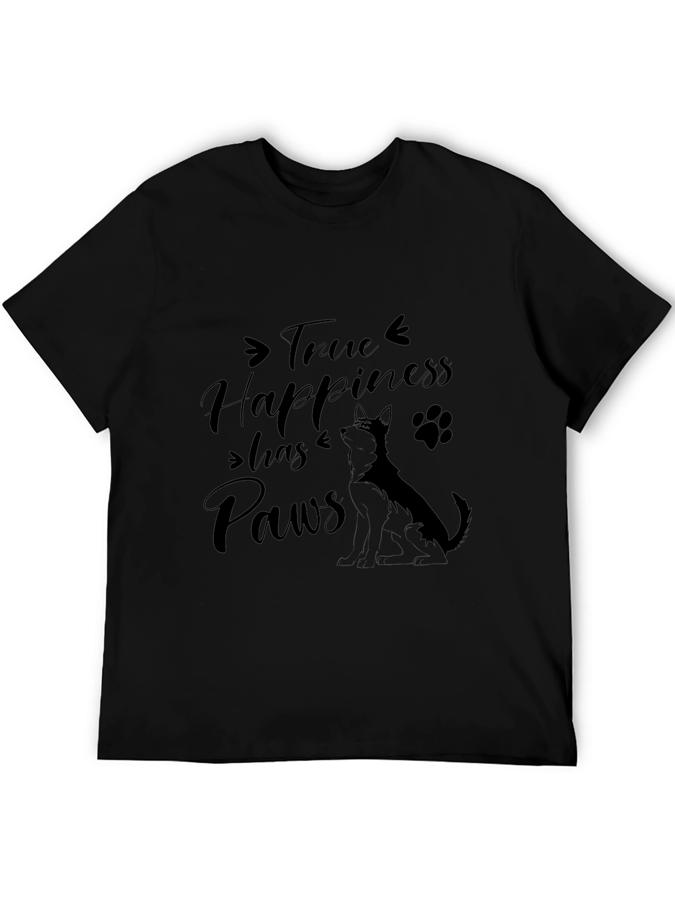 True Happiness Has Paws T-Shirt