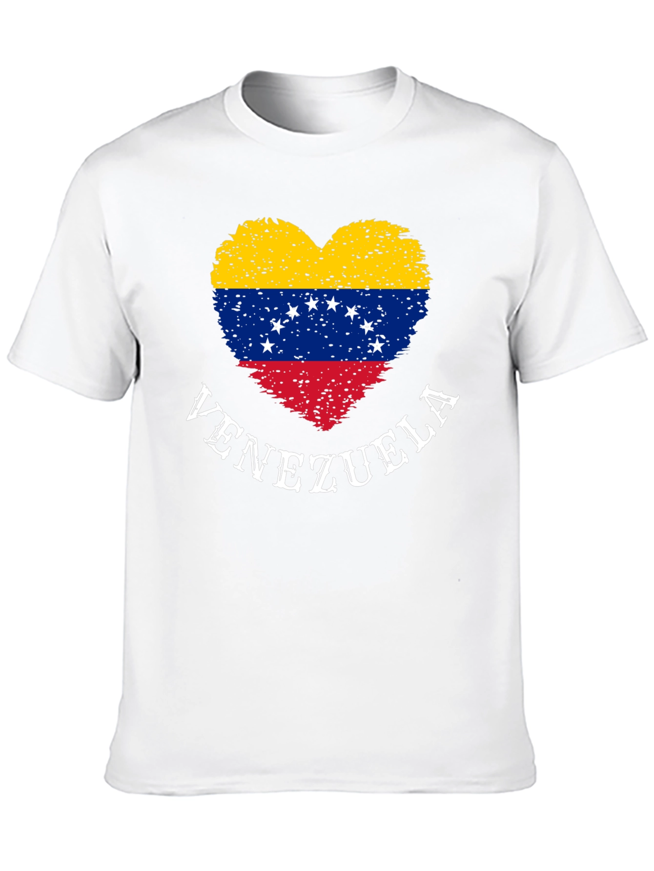 Venezuela Flag Heart Graphic T-Shirt