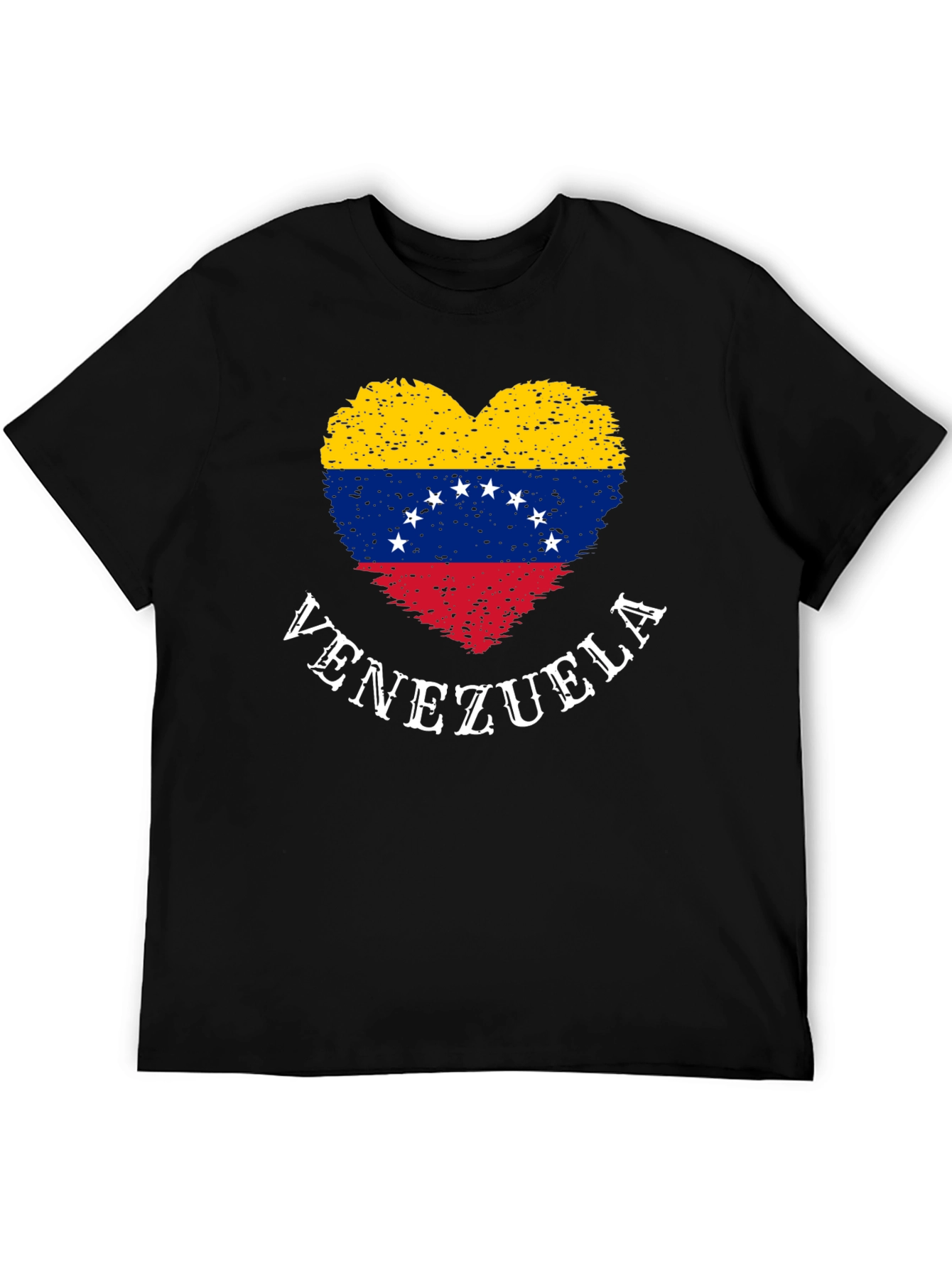 Venezuela Flag Heart Graphic T-Shirt