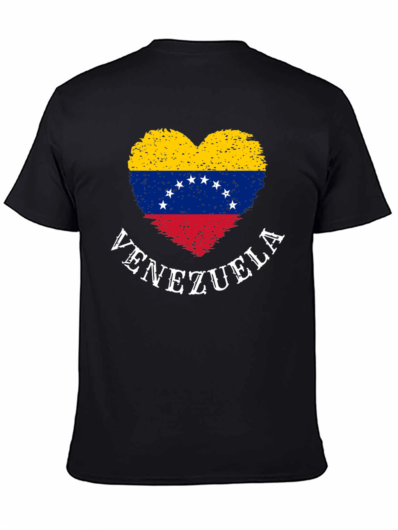 Venezuela Flag Heart Graphic T-Shirt