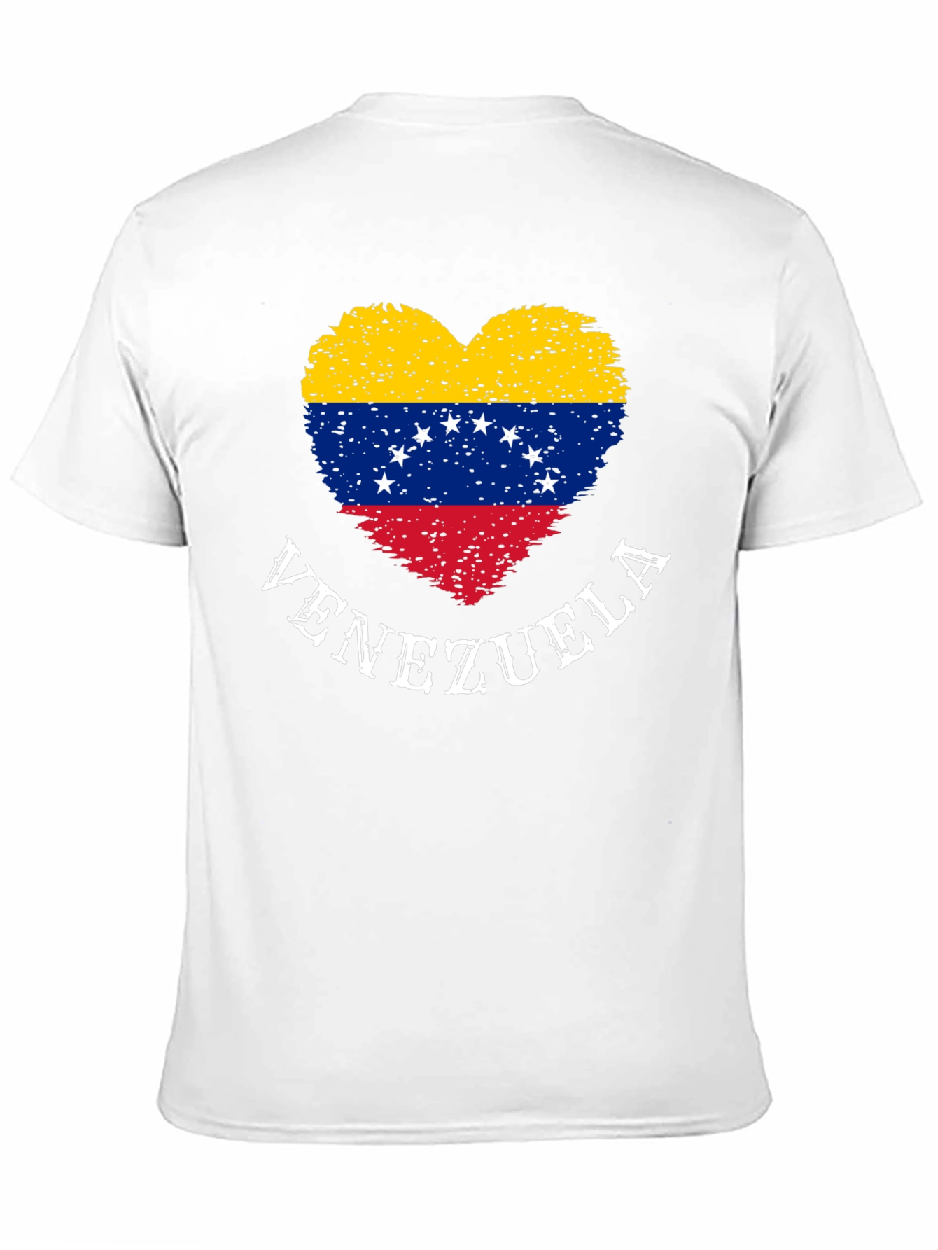 Venezuela Flag Heart Graphic T-Shirt