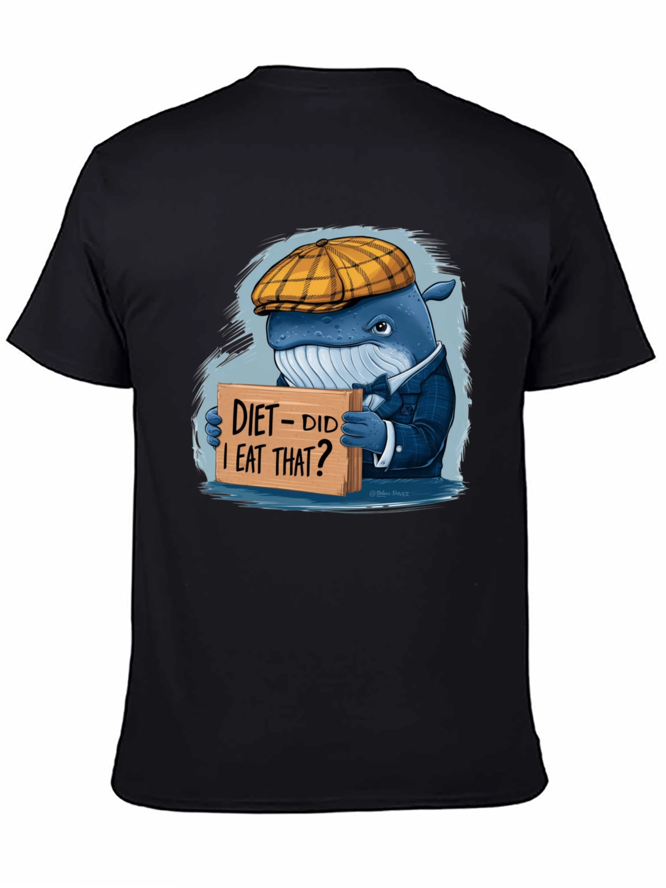 Diet Whale T-Shirt: Funny Marine Life Tee