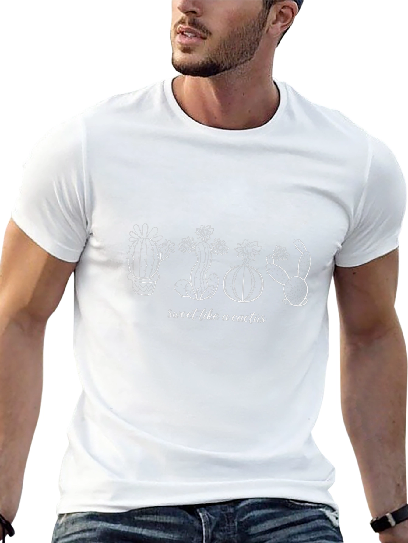 Sweet Like A Cactus Black T-Shirt