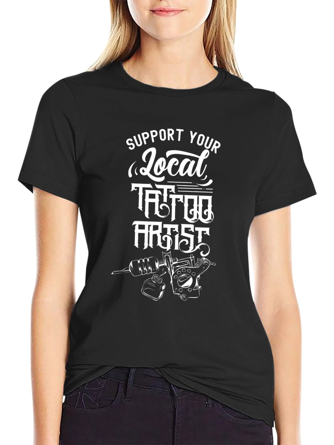 Support Local Tattoo Artist Tee