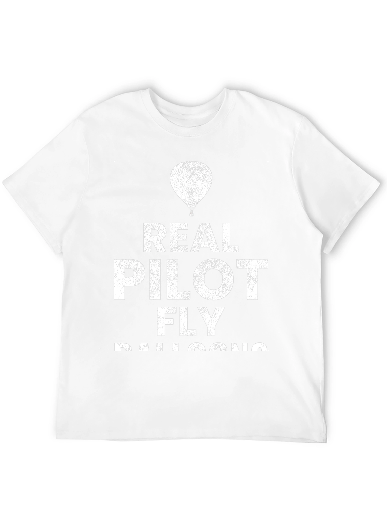 Real Pilot Fly Balloons T-Shirt Black