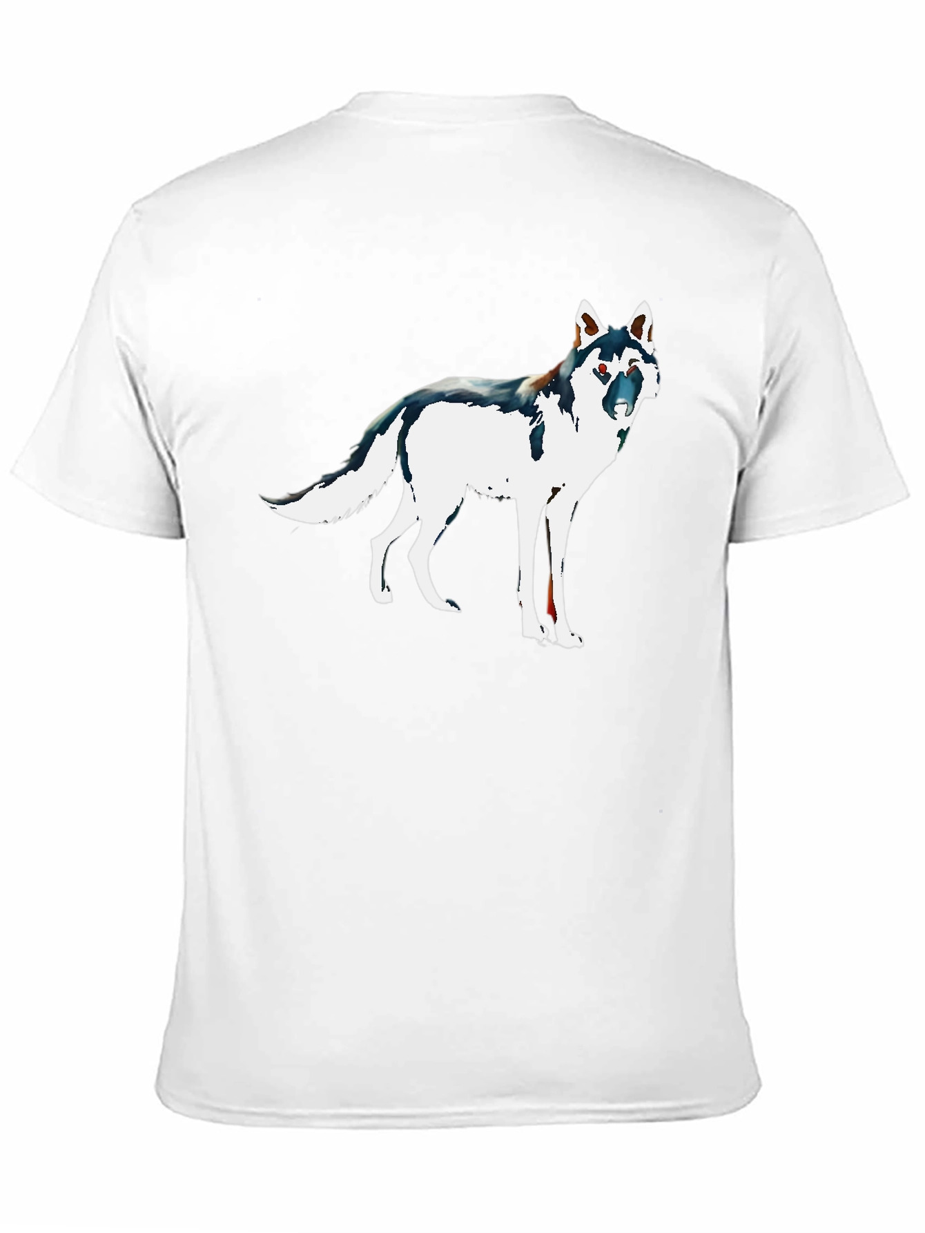 Wolf Graphic Tee - Stylish Black Cotton T-Shirt