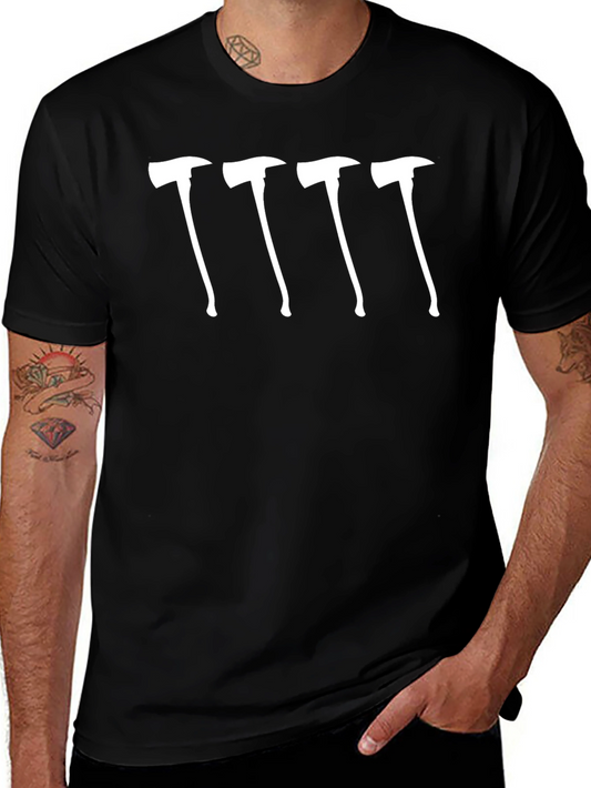 Axe Graphic Tee - Firefighter T-Shirt