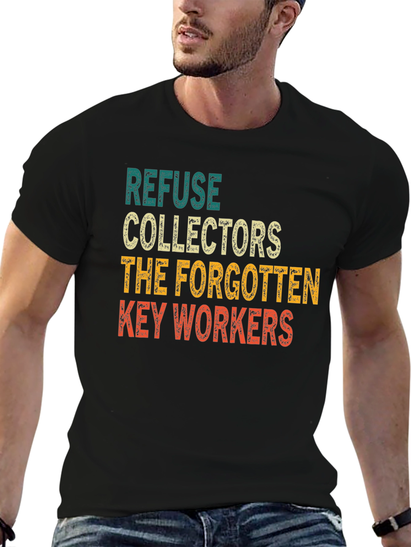 Refuse Collectors Key Workers Graphic Tee