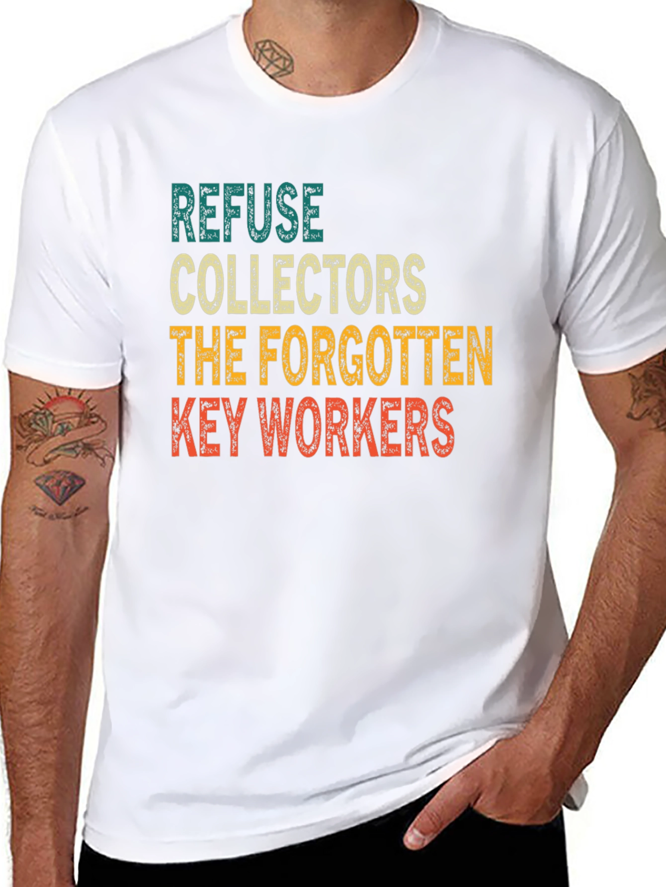 Refuse Collectors Key Workers Graphic Tee