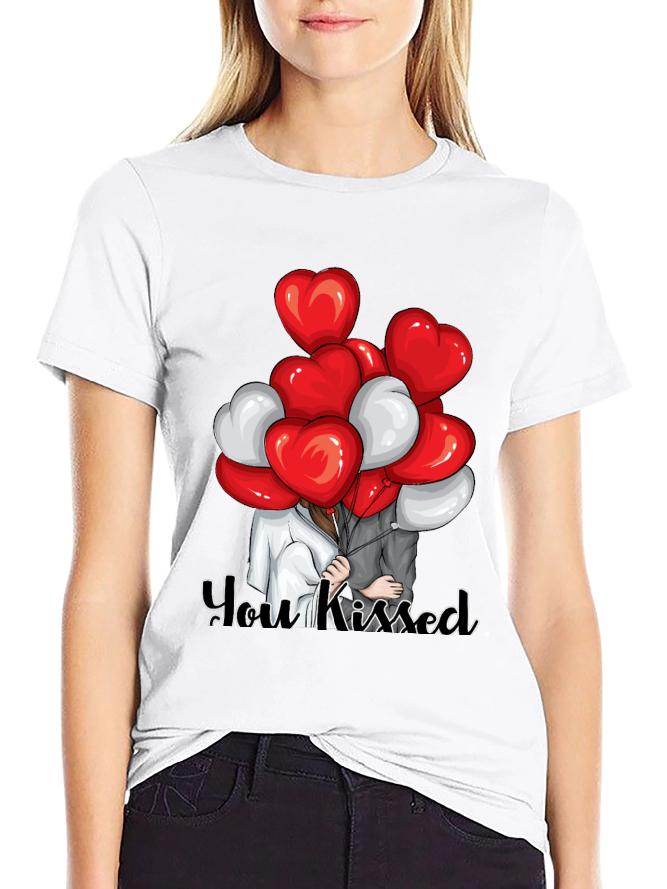 Romantic Heart Balloons T-Shirt