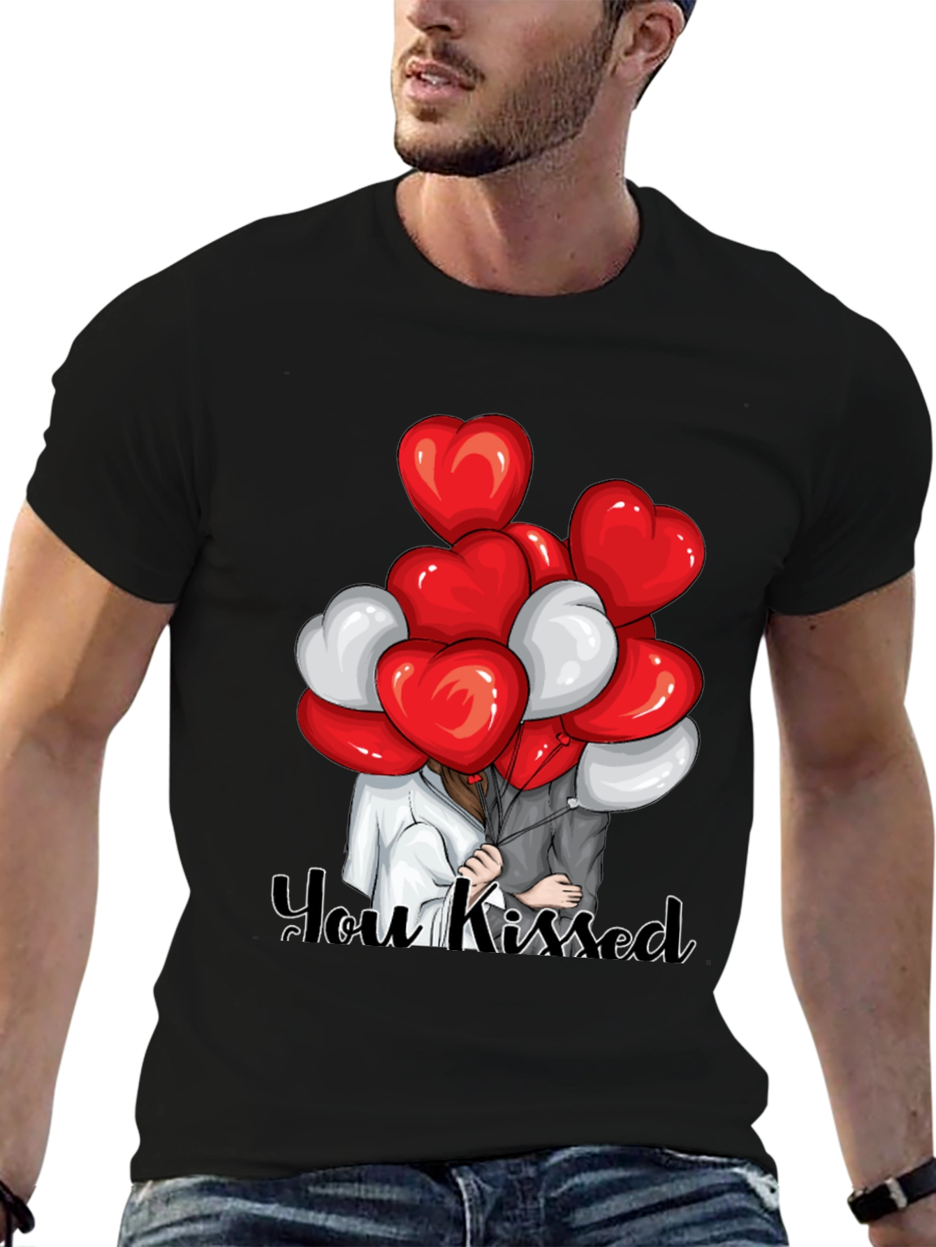 Romantic Heart Balloons T-Shirt