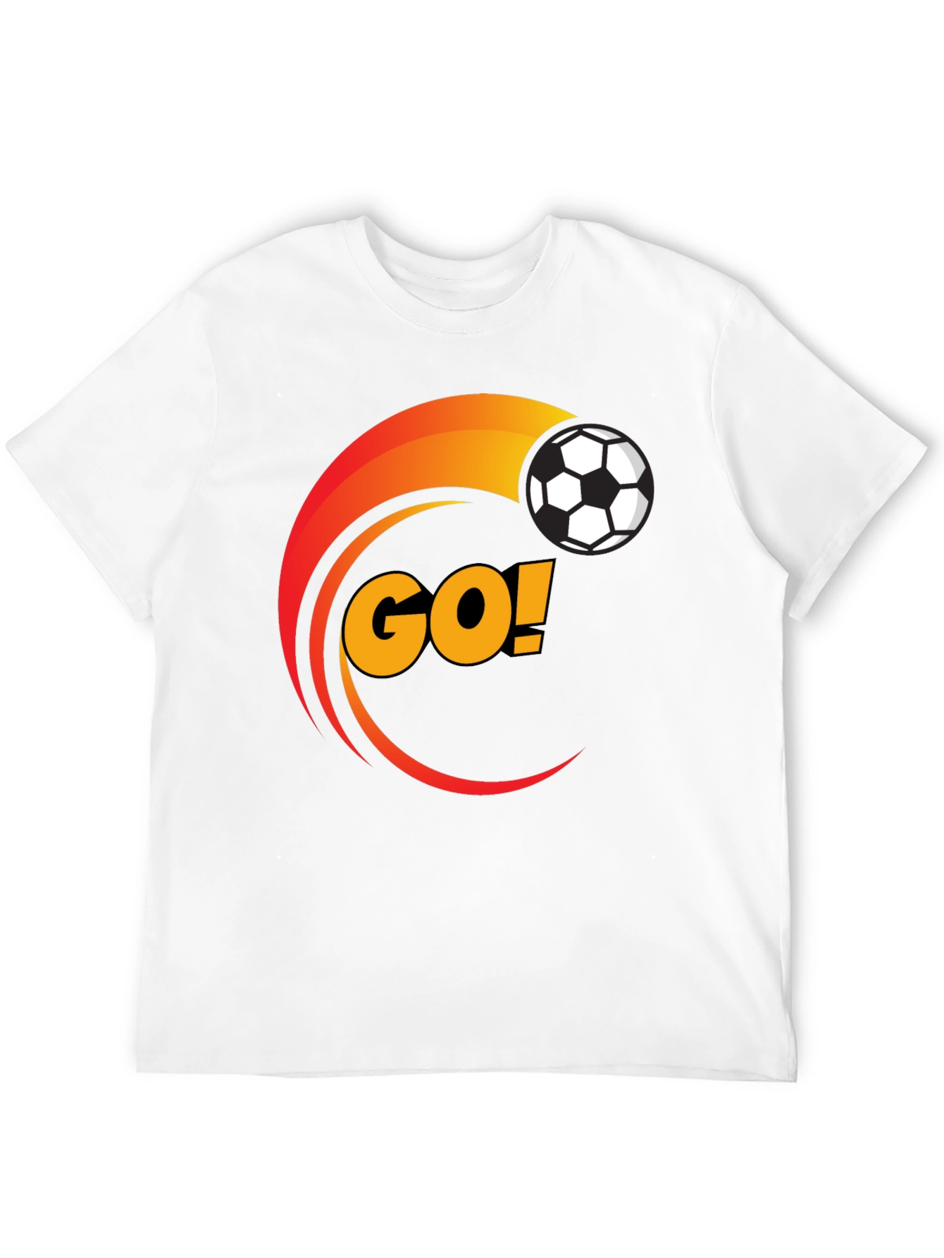 Soccer GO! Black Graphic T-Shirt