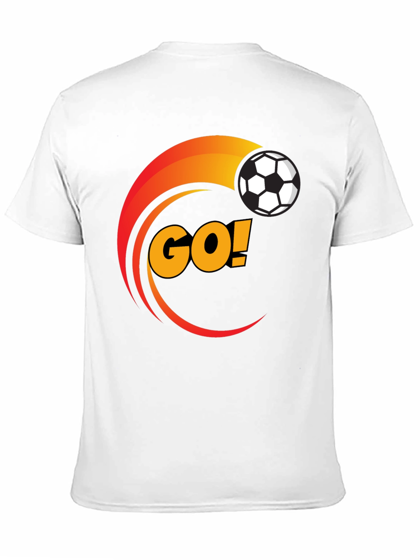 Soccer GO! Black Graphic T-Shirt