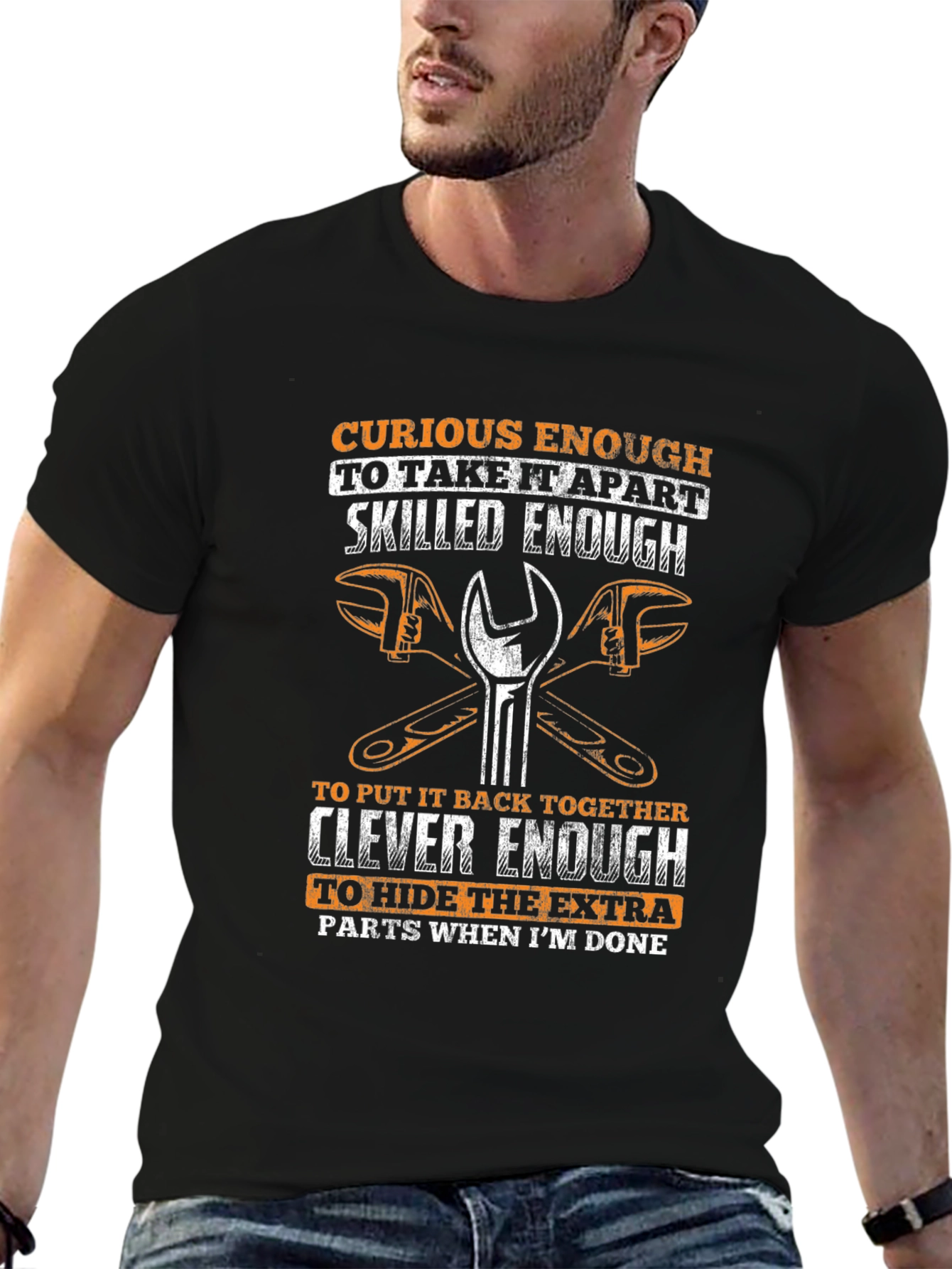 Curious Enough Skilled Mechanic T-Shirt