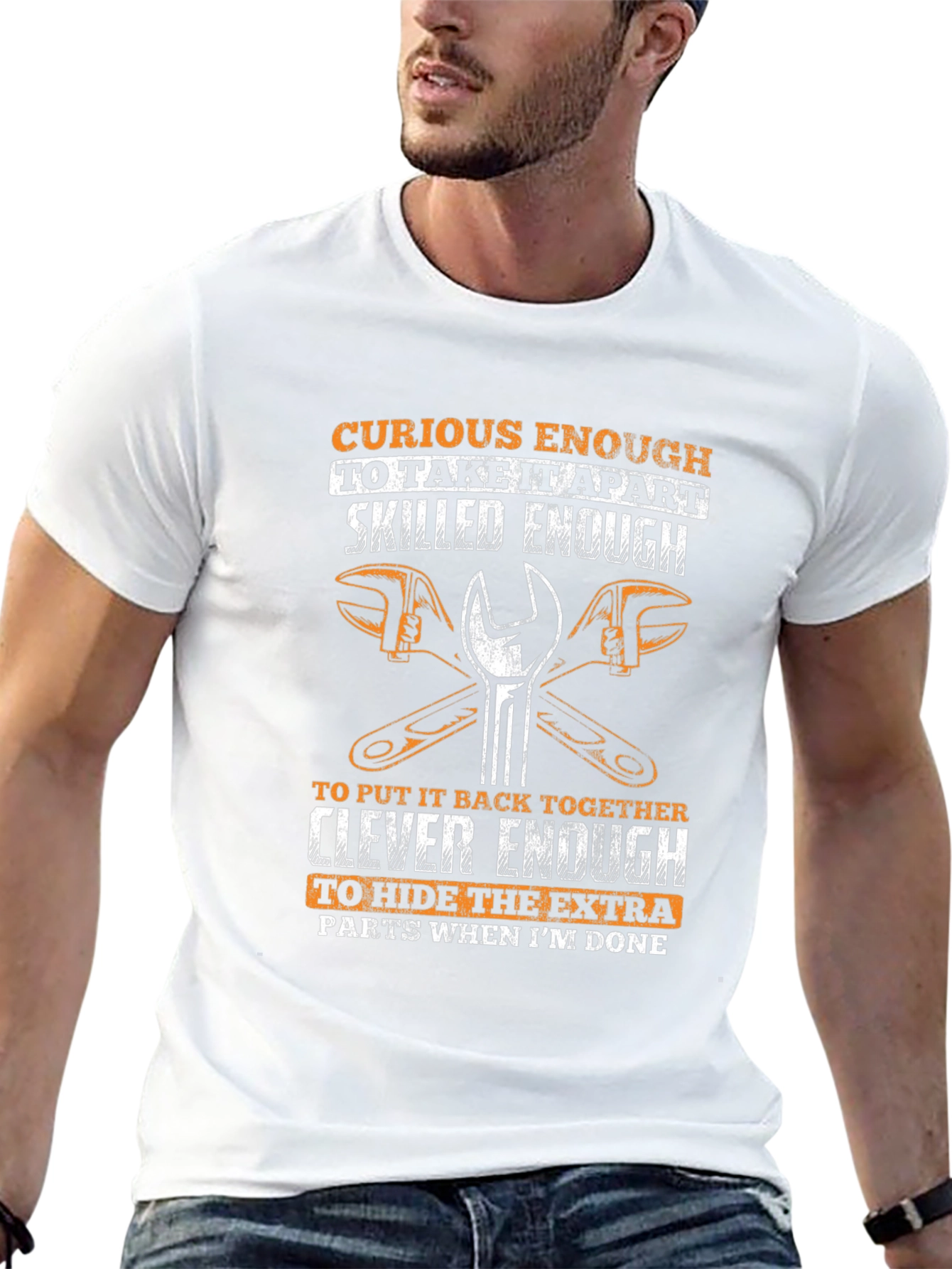 Curious Enough Skilled Mechanic T-Shirt