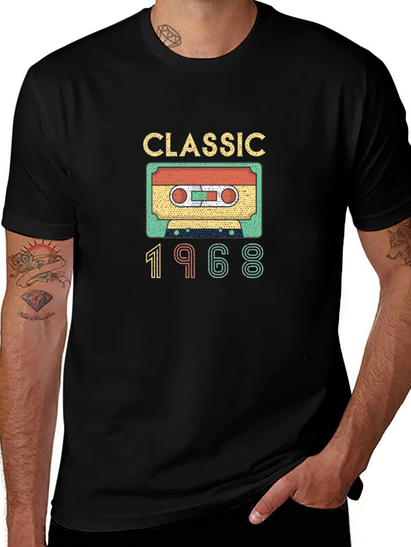 Retro Classic 1968 Cassette Tape T-Shirt
