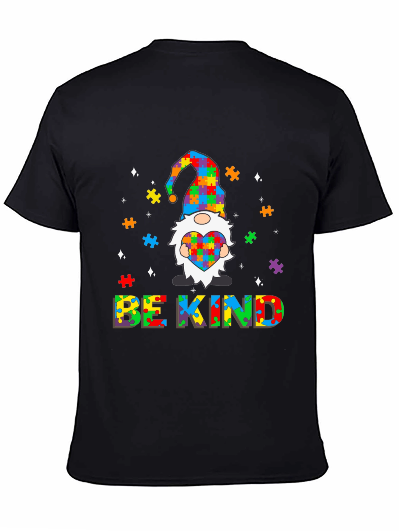 Autism Awareness Gnome T-Shirt - Be Kind