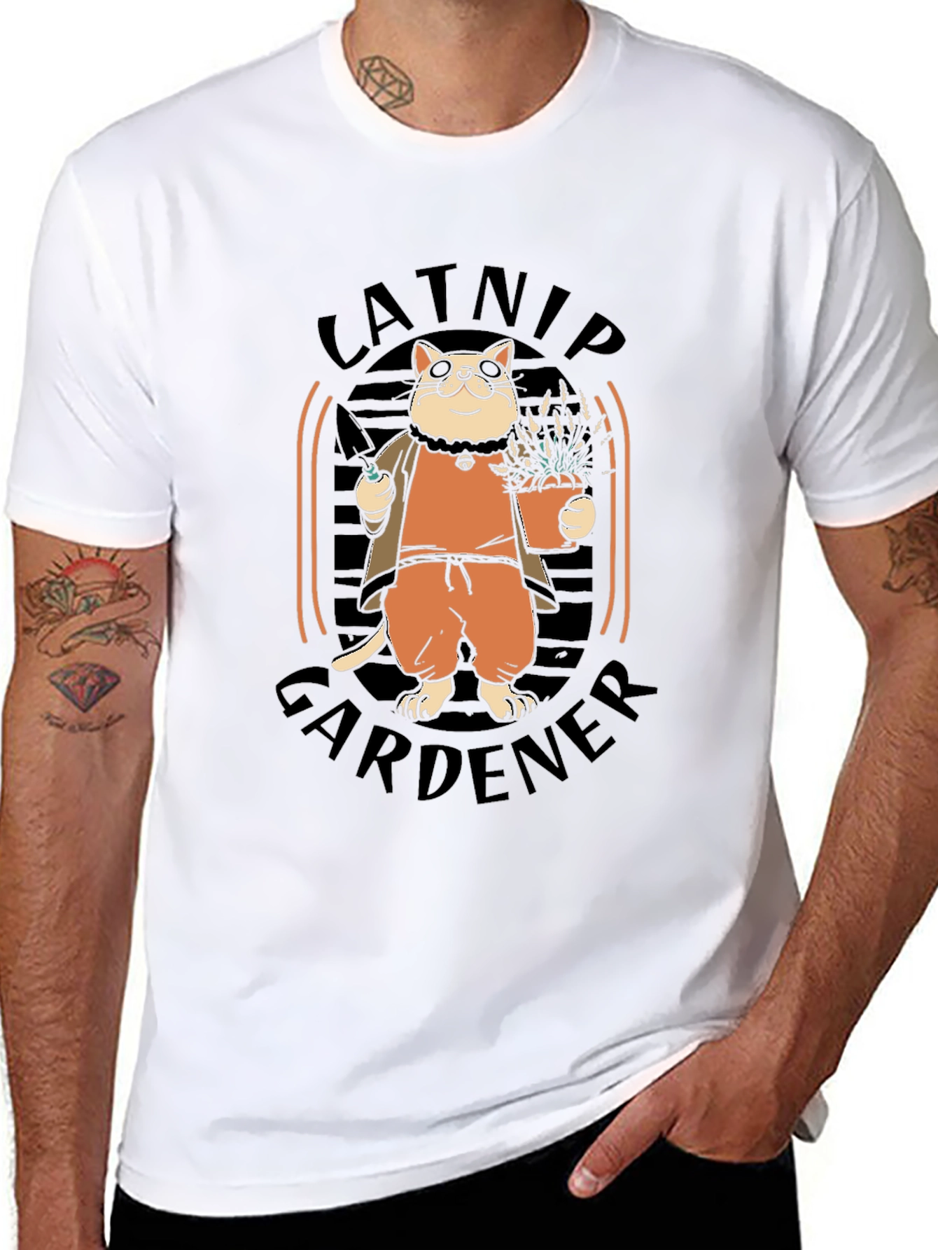 Catnip Gardener T-Shirt - Cute Cat Lover Tee