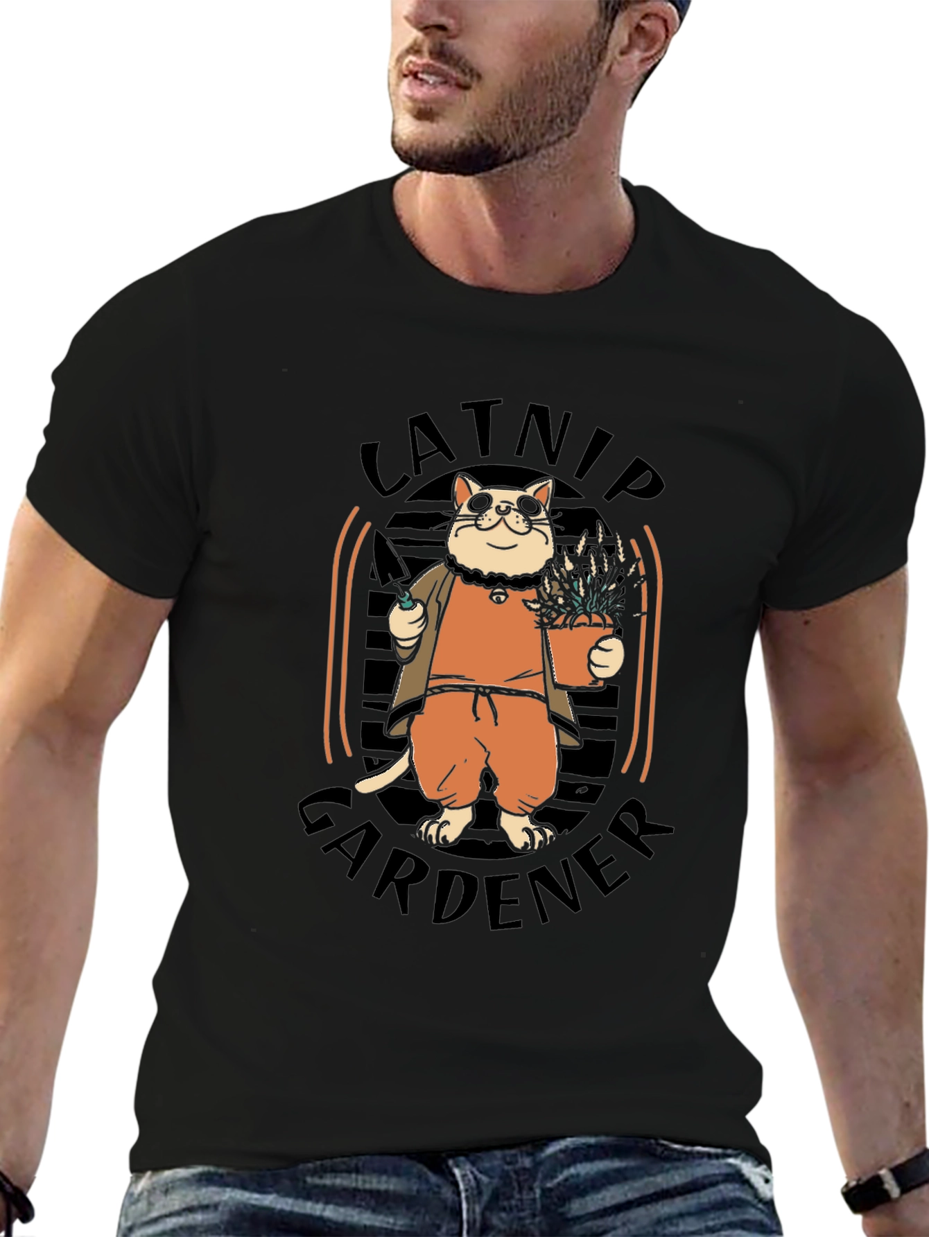 Catnip Gardener T-Shirt - Cute Cat Lover Tee